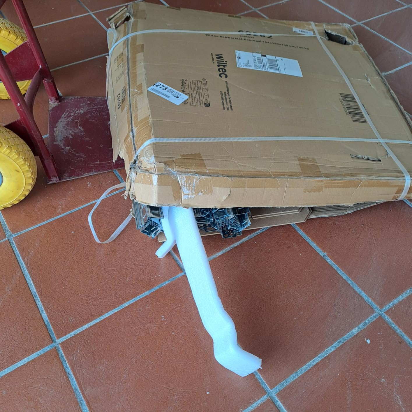 Wiltec Scaffale Acciaio Inox 120x50x155cm 4 Ripiani 150kg