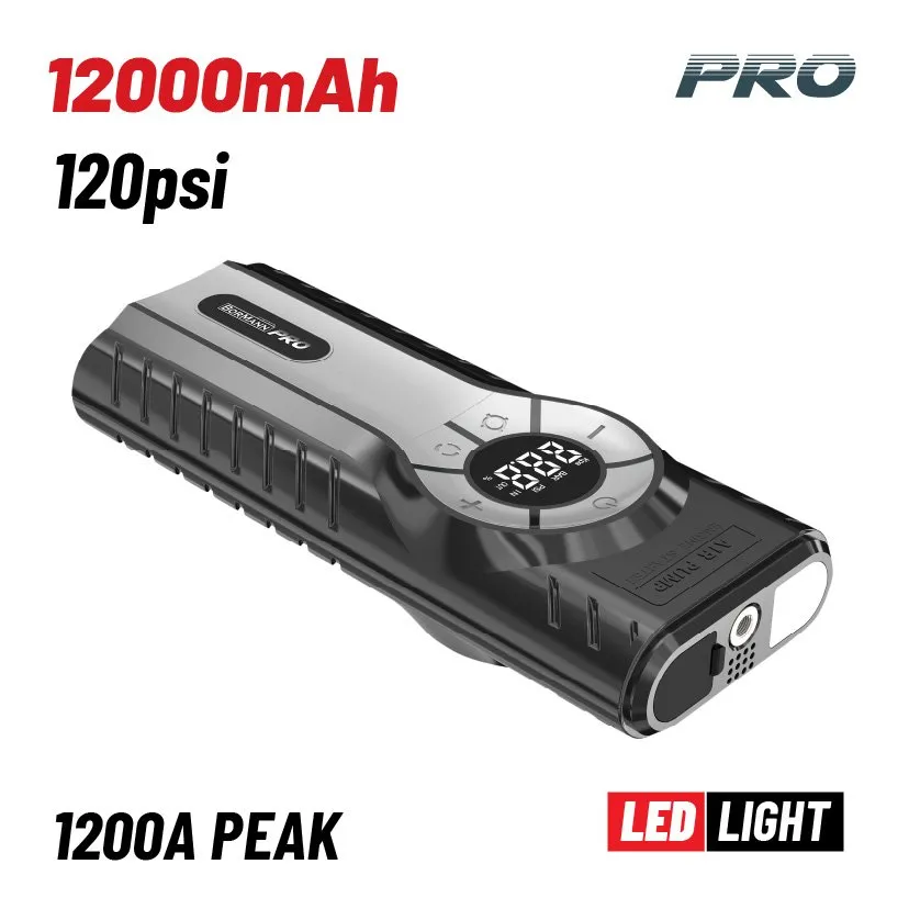 Bormann Jump Starter 1200A avviatore power bank 12000mAh
