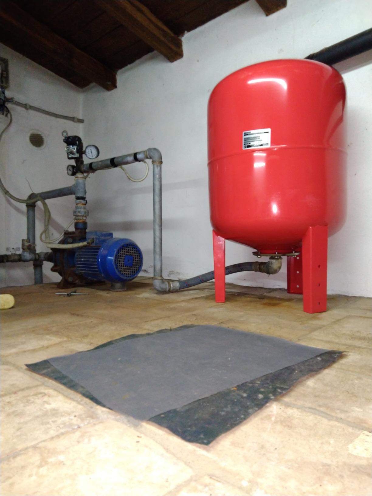 Wiltec Vaso Espansione 50L Verticale Autoclave Membrana EPDM