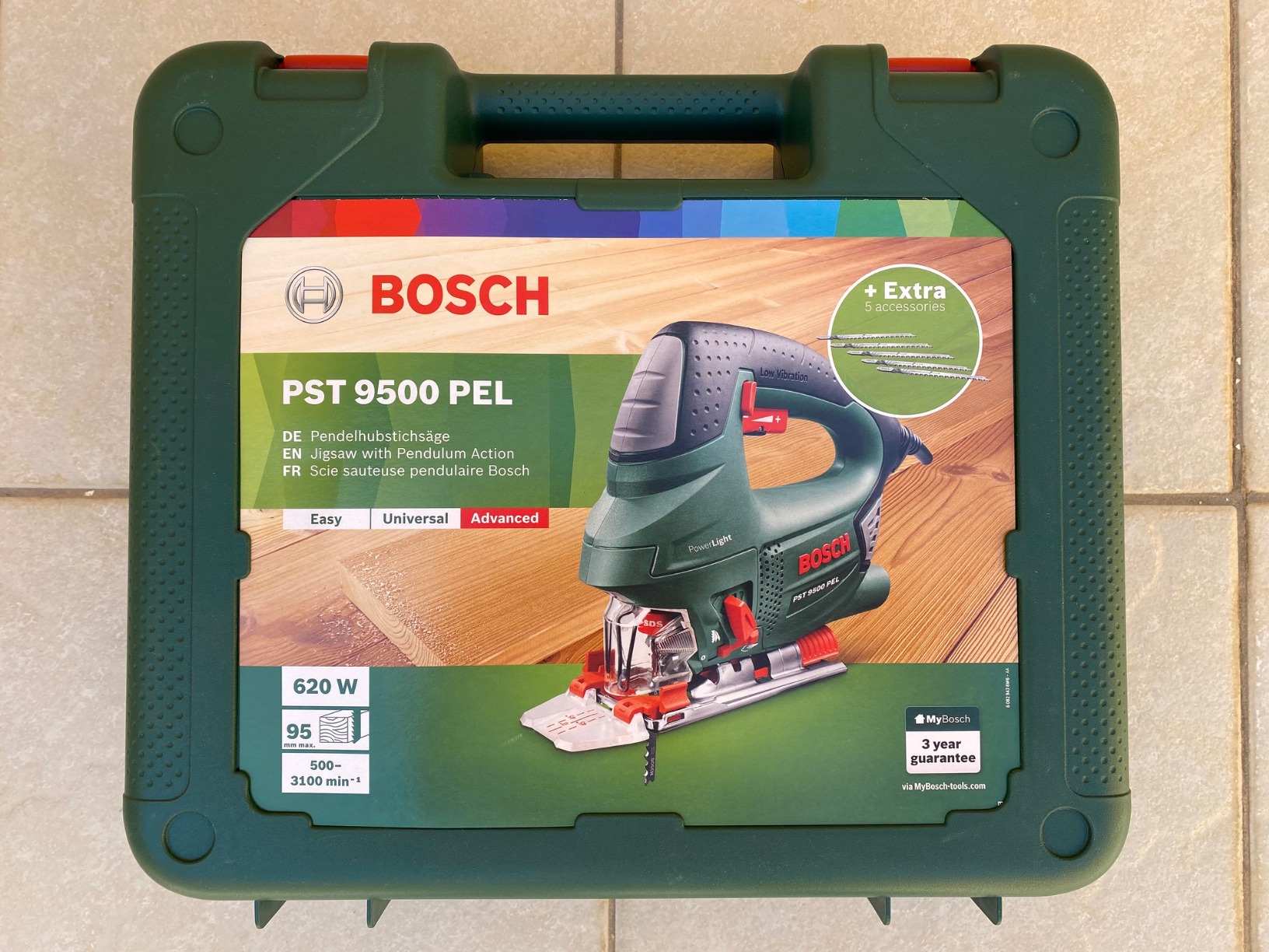 Bosch PST 9500 Seghetto Alternativo 620 W 90 mm