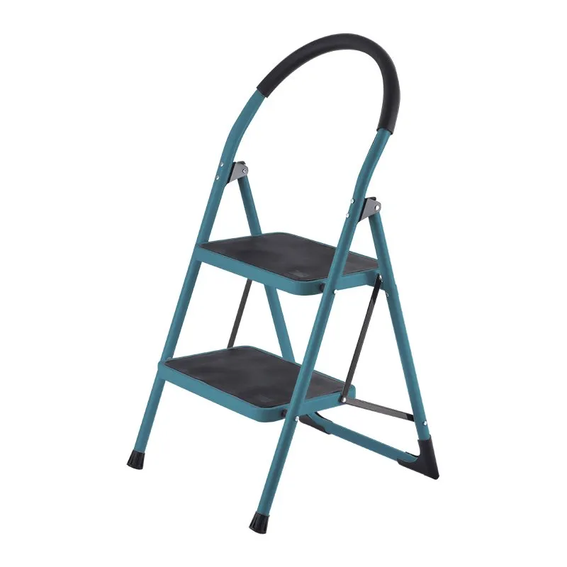 Bormann Scala Acciaio 2 Gradini Antiscivolo EVA