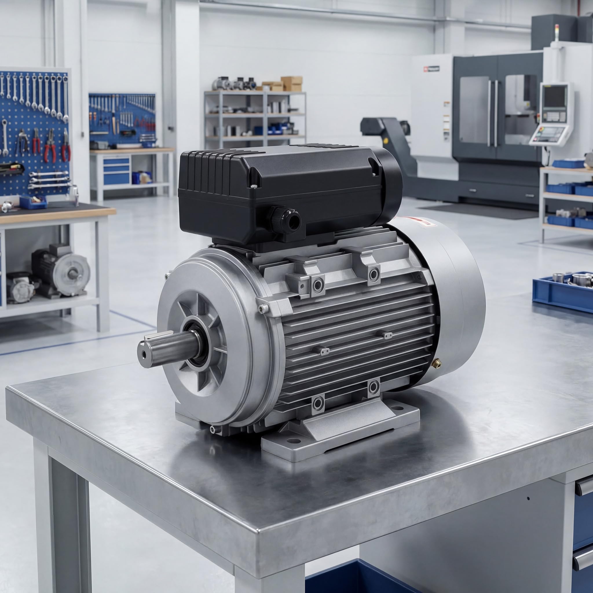 Wiltec Motore Elettrico Monofase 2,2kW 230V Alluminio 2850 giri