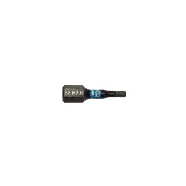 Bormann X-Pro inserto esagonale H2,5x25mm S2 2 pezzi