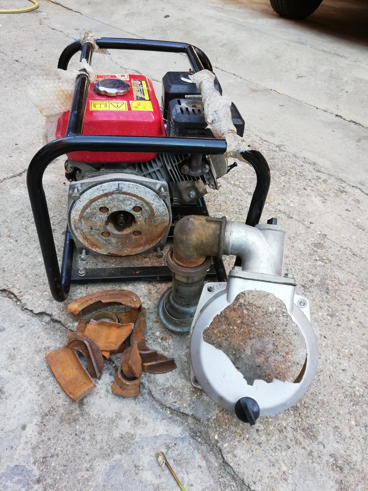 EBERTH Motopompa a Scoppio 5,5 CV 2 Pollici 30000 l/h