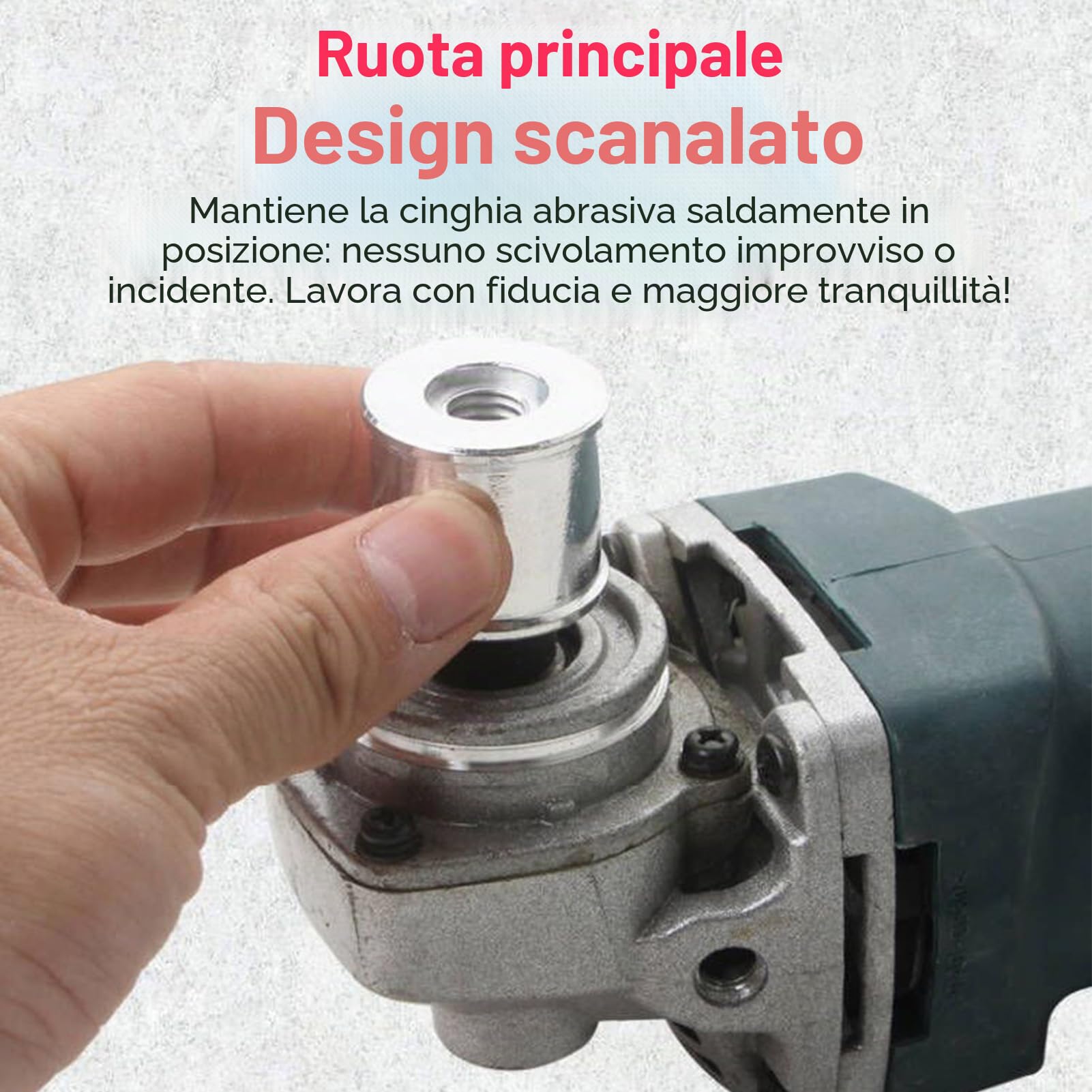 Weytoll Adattatore Smerigliatrice Angolare 100/125 a Nastro