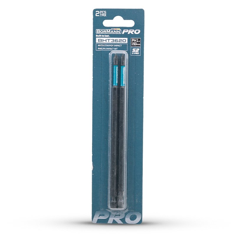 Bormann X-Pro Bit Impatto PH1x150mm S2 2 Pezzi