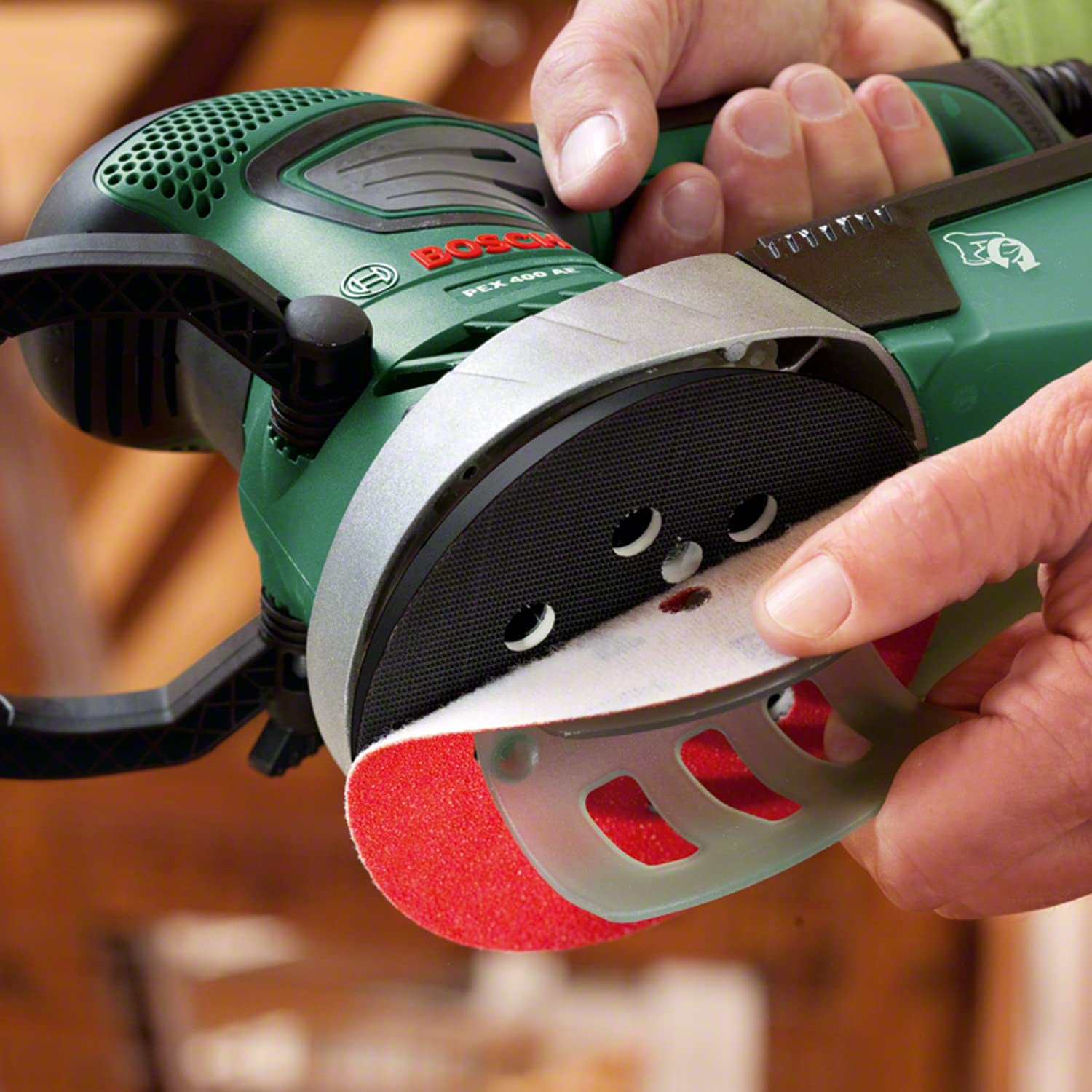 Bosch PEX 400 AE Levigatrice Rotorbitale 370W