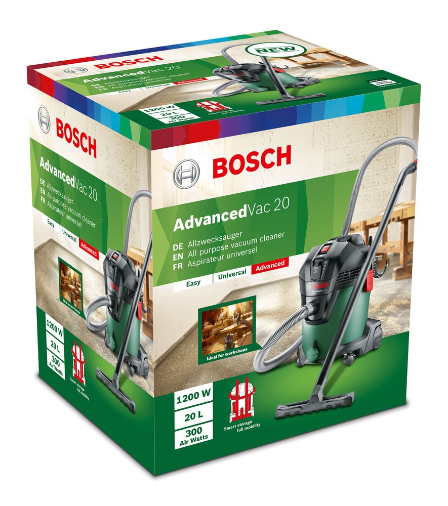 Bosch AdvancedVac 20 Aspirapolvere 20 Litri 1200W