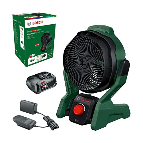 Bosch UniversalFan 18V-1000 Ventilatore Batteria 2,0 Ah 1000 m³/h