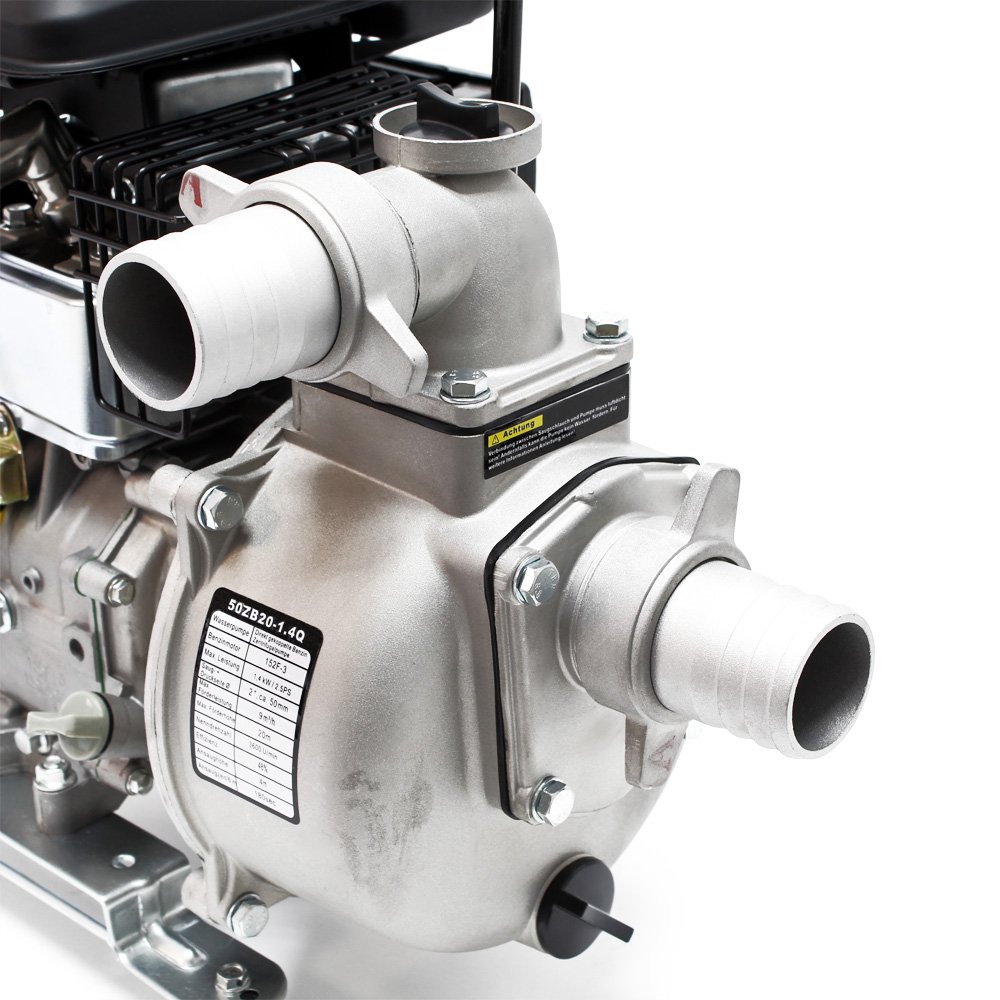 Wiltec motopompa benzina 9m3/h 20m 50mm giardino