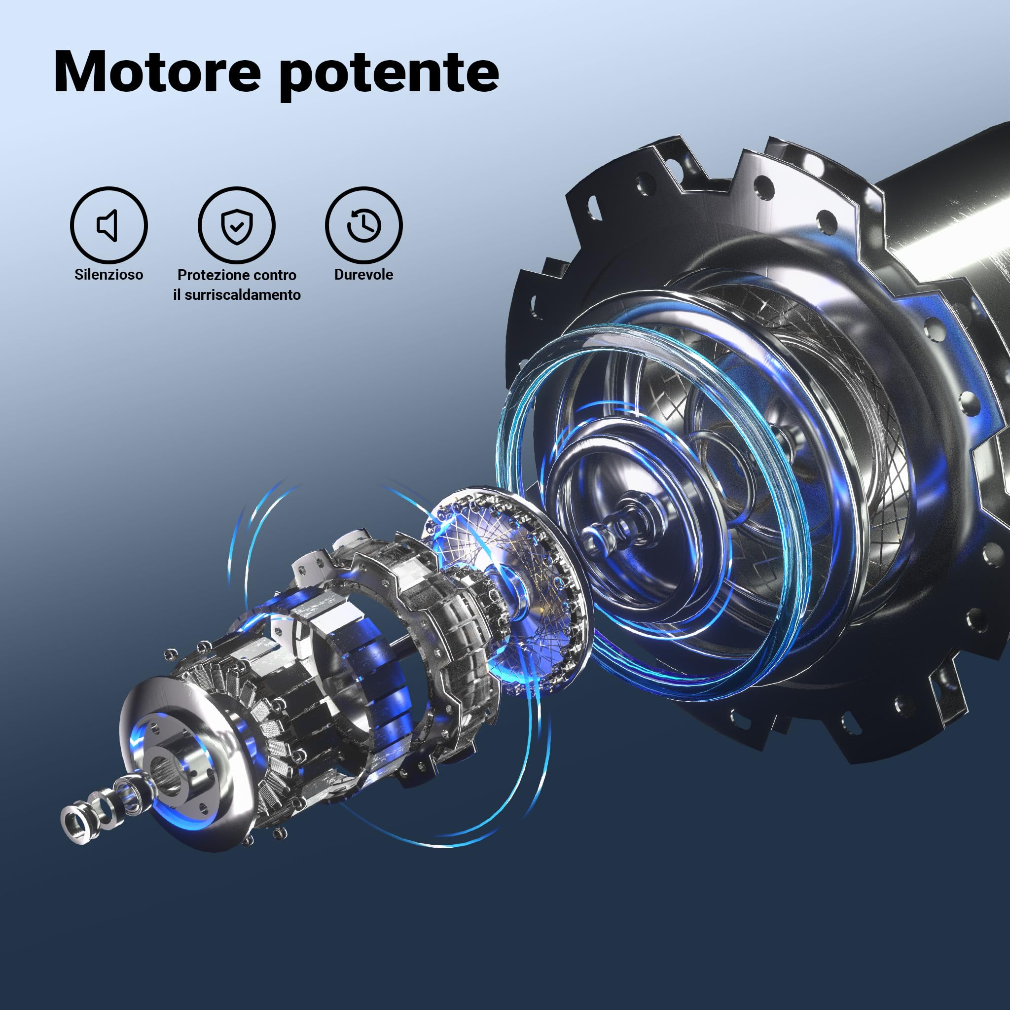 Wiltec Pompa sommersa inox 1000 W 30 m 5500 l/h