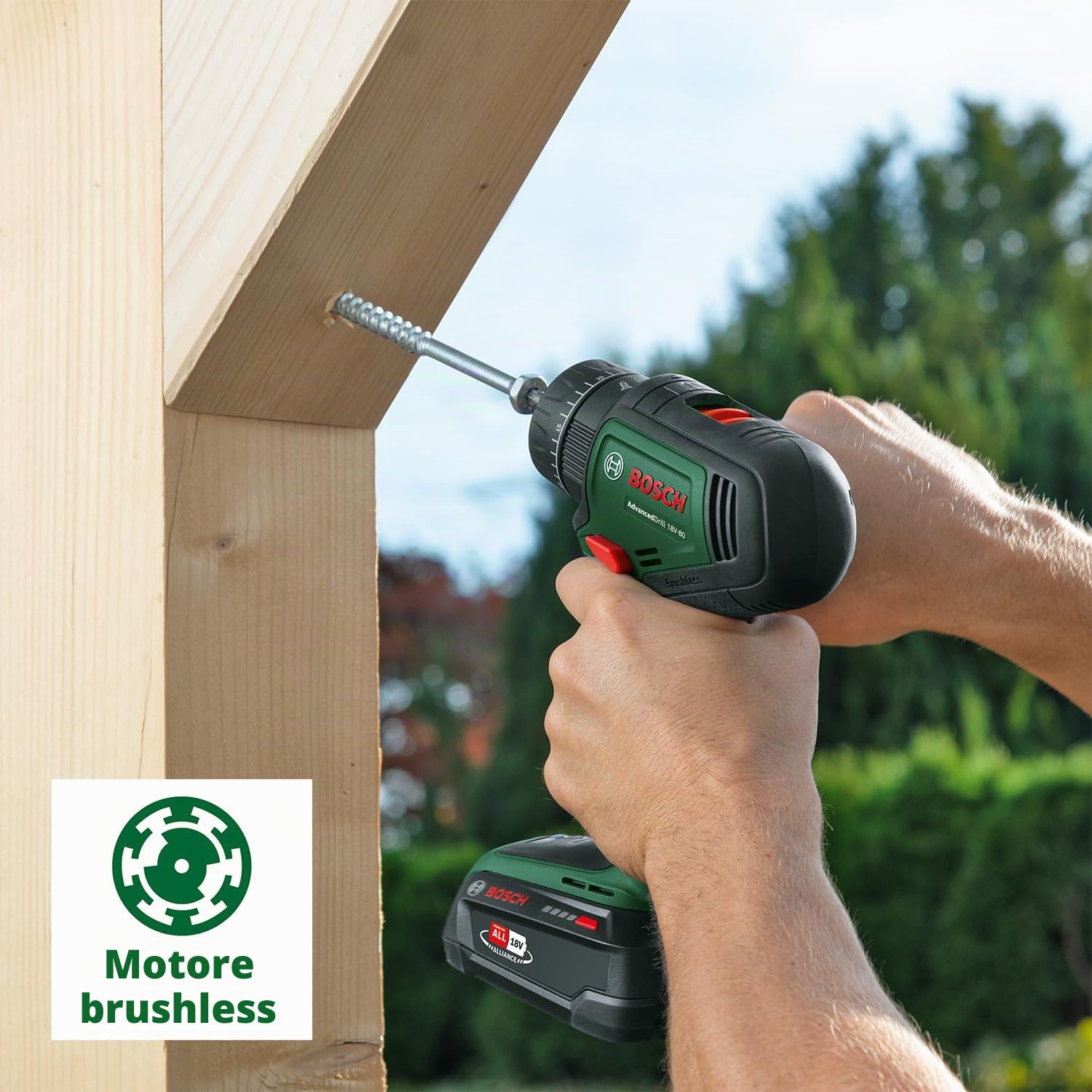 Bosch AdvancedImpact 18V-80 Trapano Battente 2,5 Ah