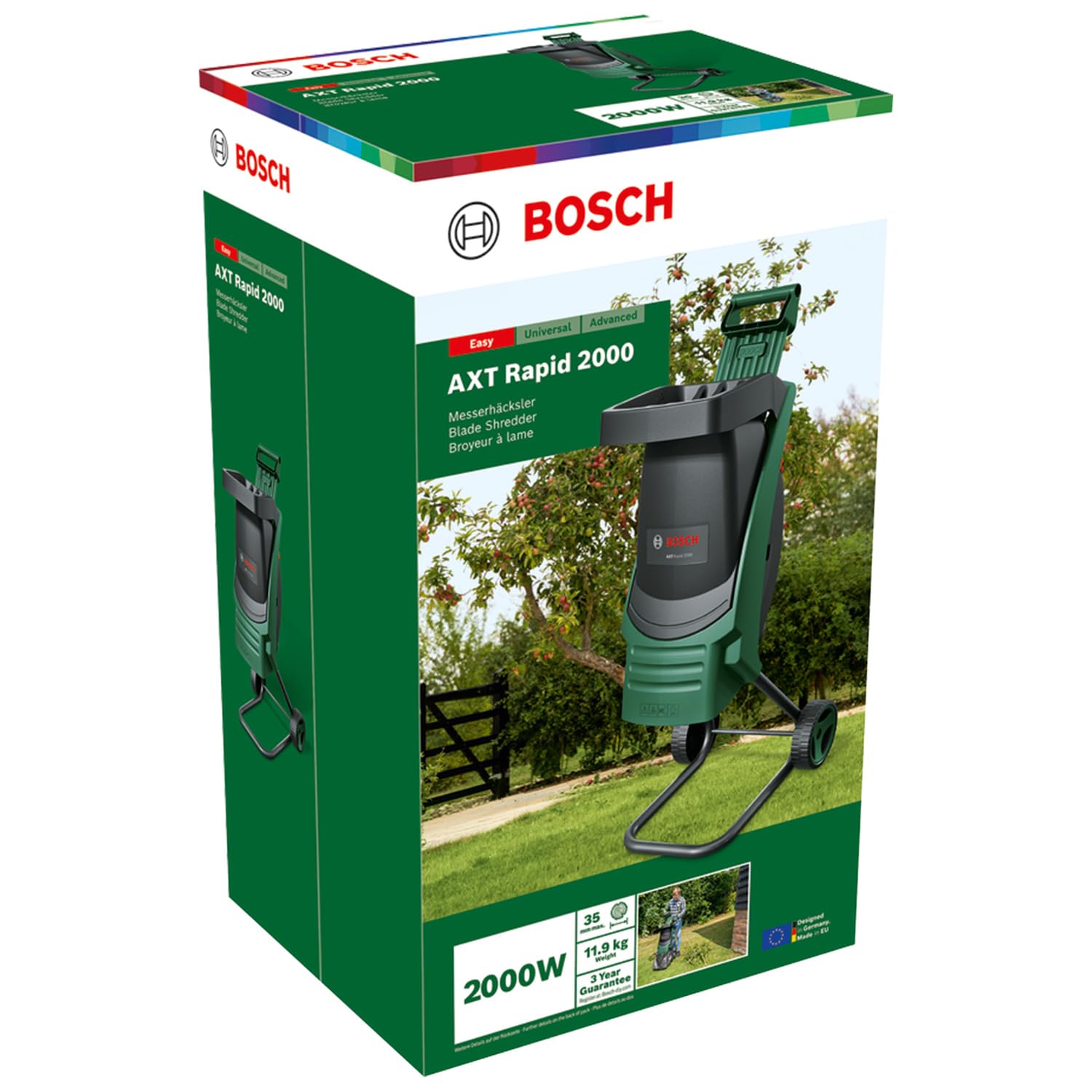 Bosch AXT Rapid 2000 Nuovo Design Trituratore 35 mm