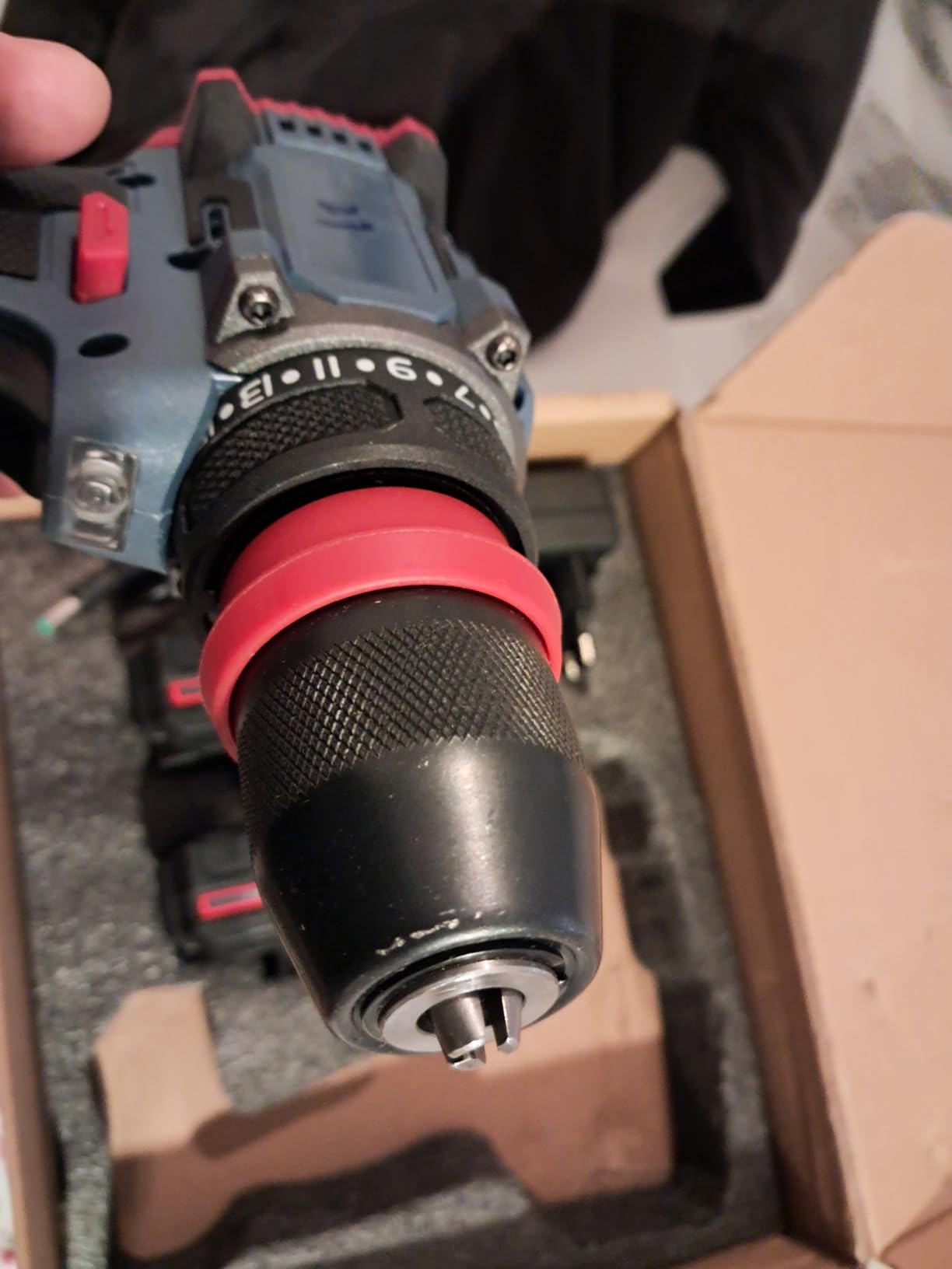 Weytoll Trapano Avvitatore Batteria 21V 55Nm Brushless 2in1