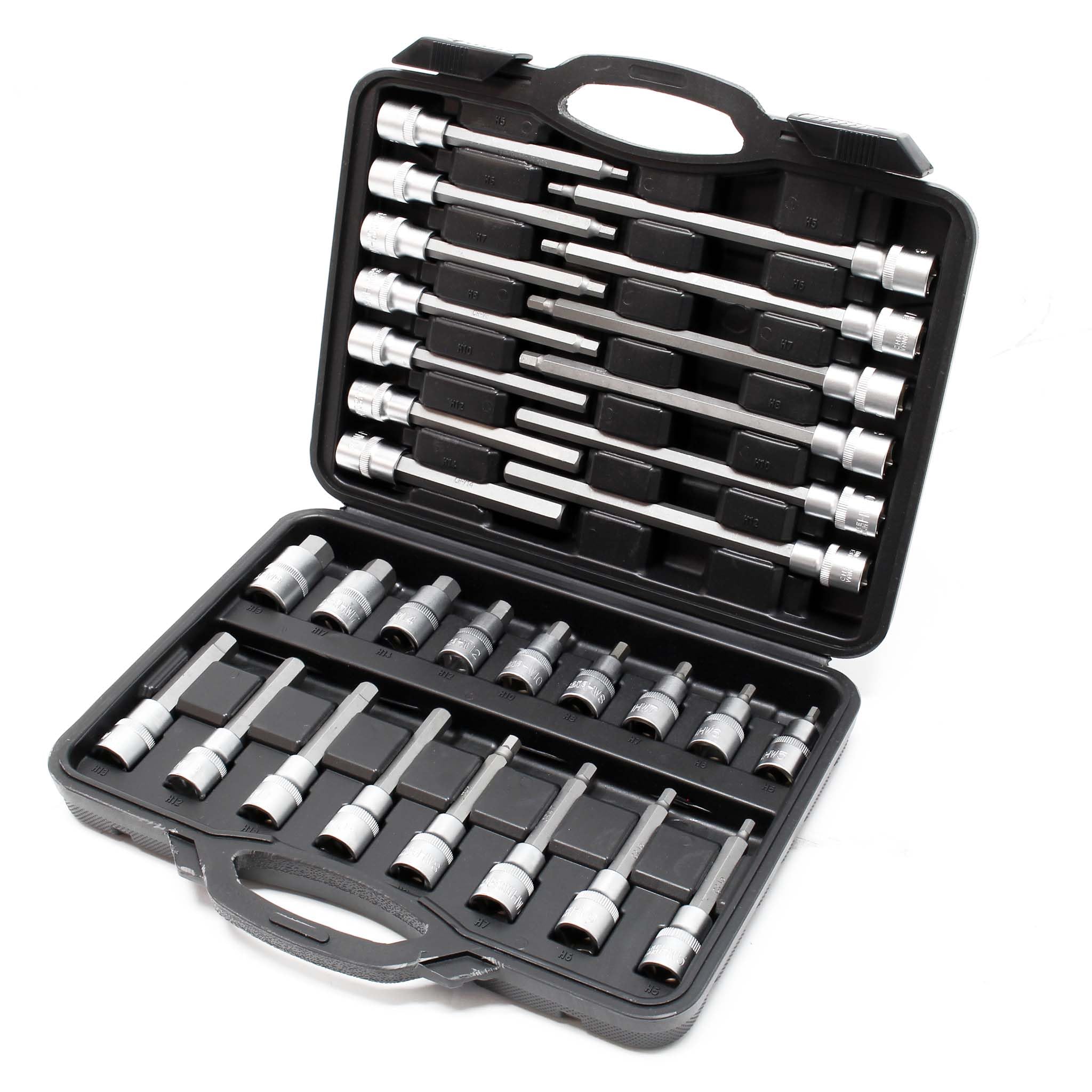 Wiltec set chiavi a bussola 88 pz 1/2" 3 valigette