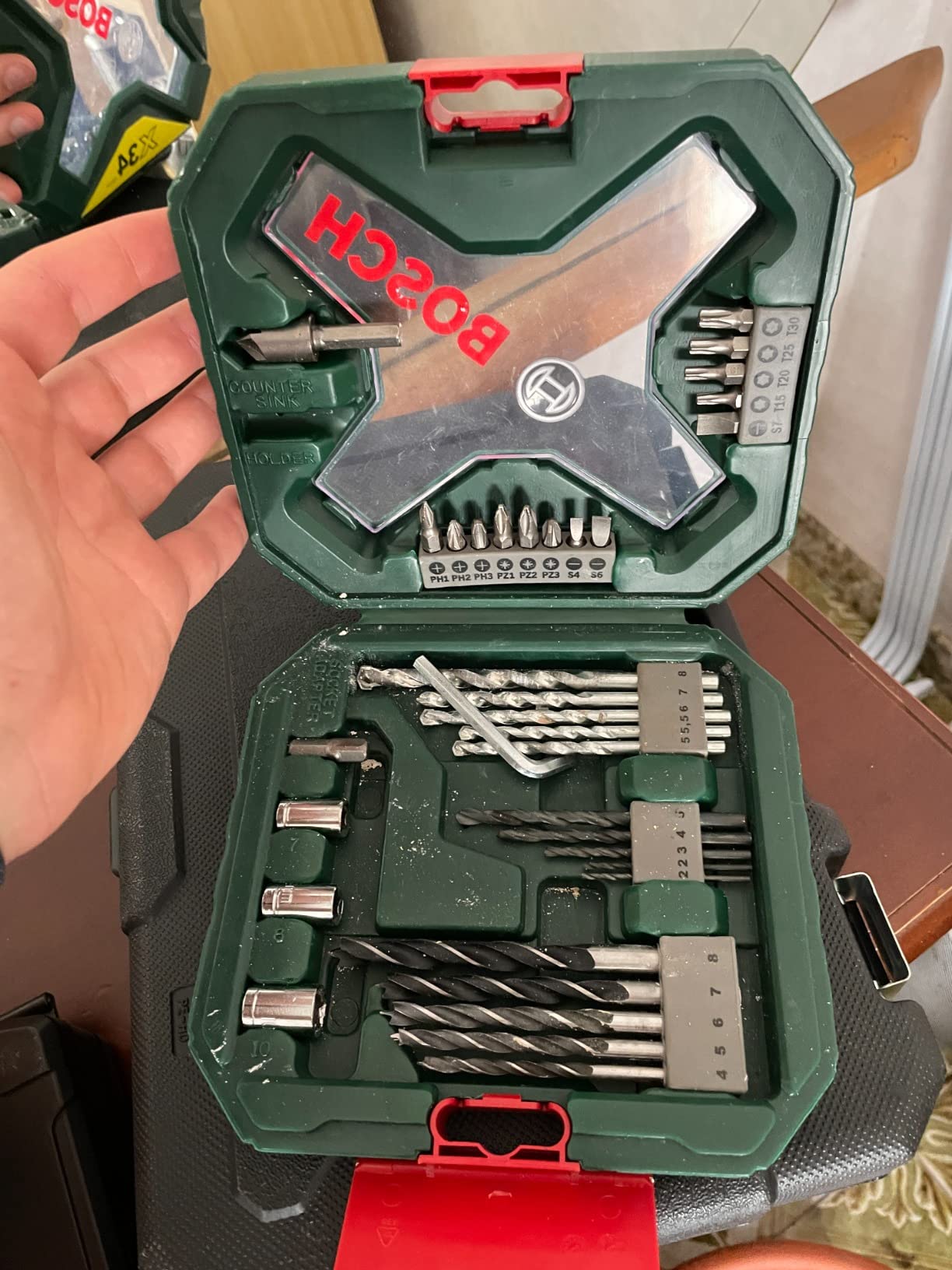 Bosch X-Line 34 pezzi set punte e bit titanio