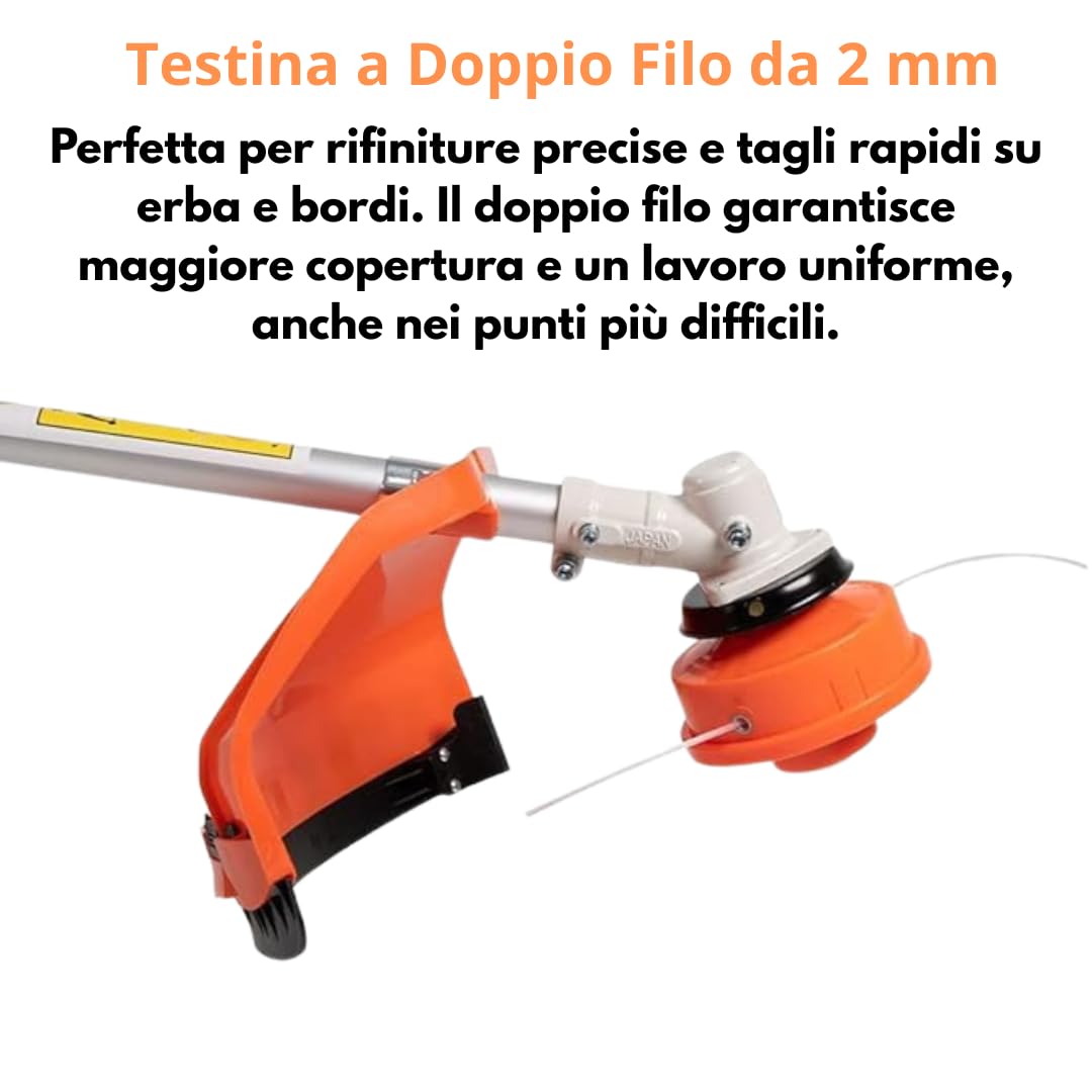 De Rosa Shop Decespugliatore a Scoppio 52cc 2 in 1