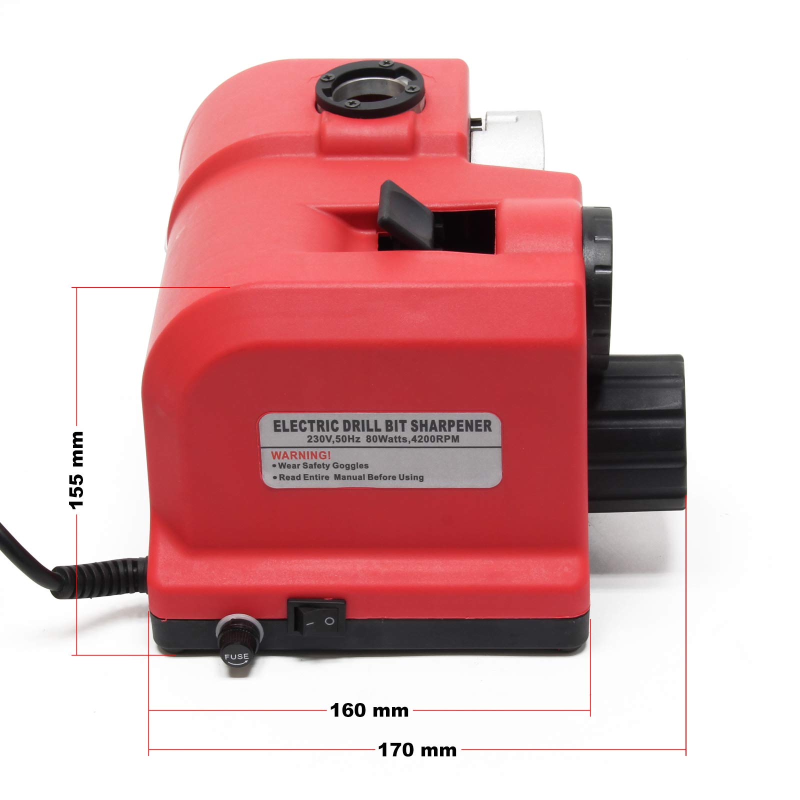 Wiltec Affilatrice punte trapano 3-13 mm 80W