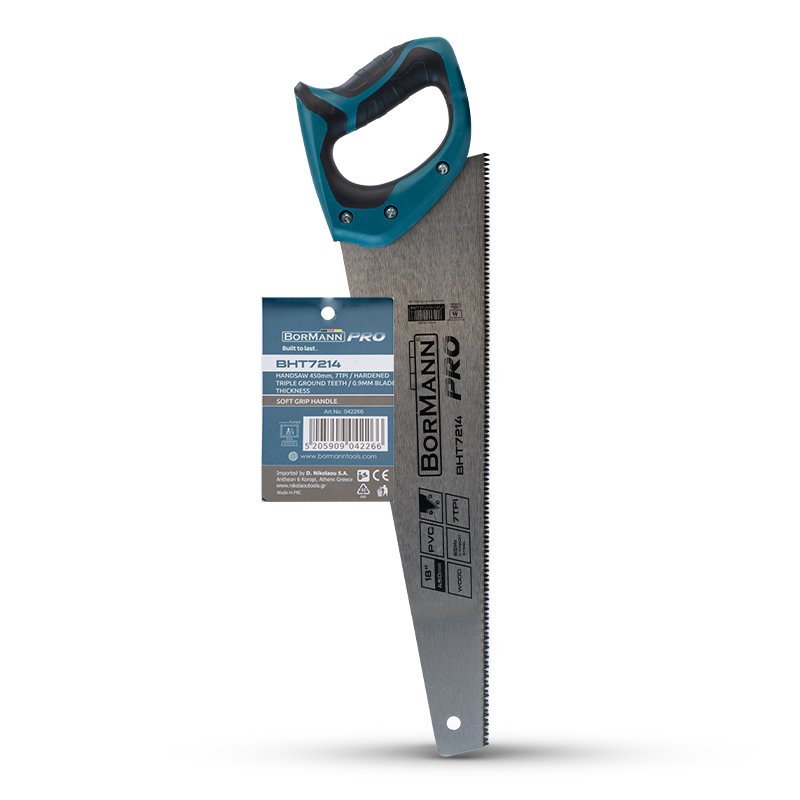 Bormann Sega a Mano 450mm Denti Tripli Temprati