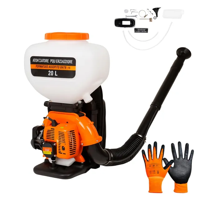 De Rosa Shop Atomizzatore Spalla 43cc 20L Soffiatore 3 Funzioni