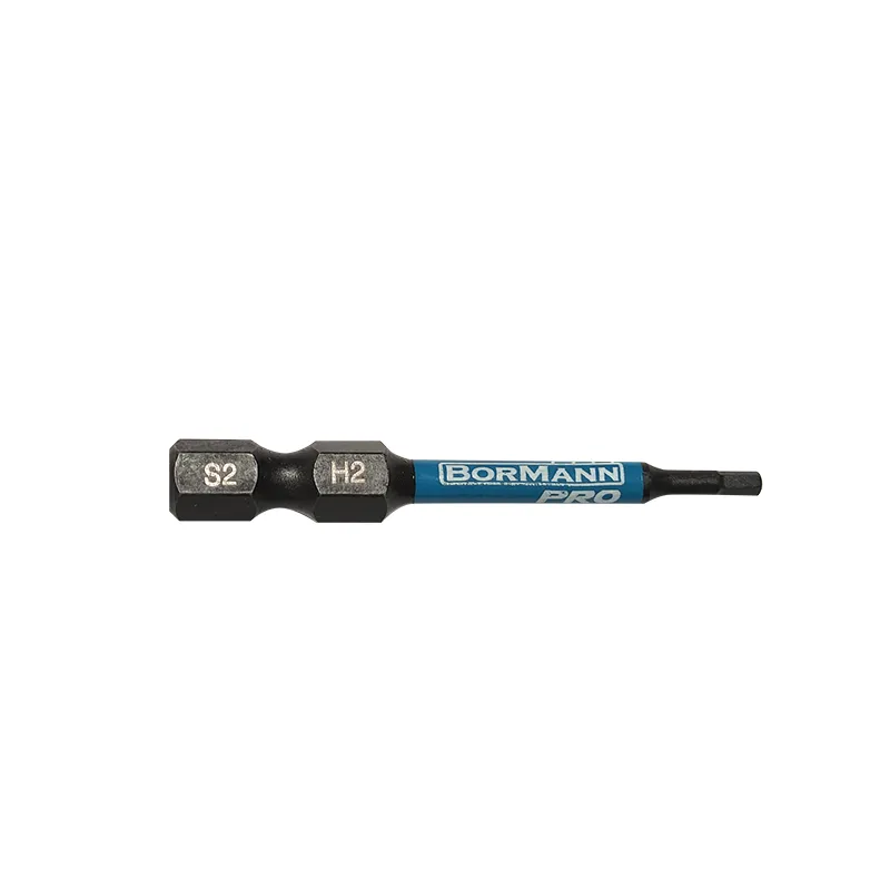 Bormann X-Pro Inserti Esagonali H2x50mm 2 pz S2 impatto