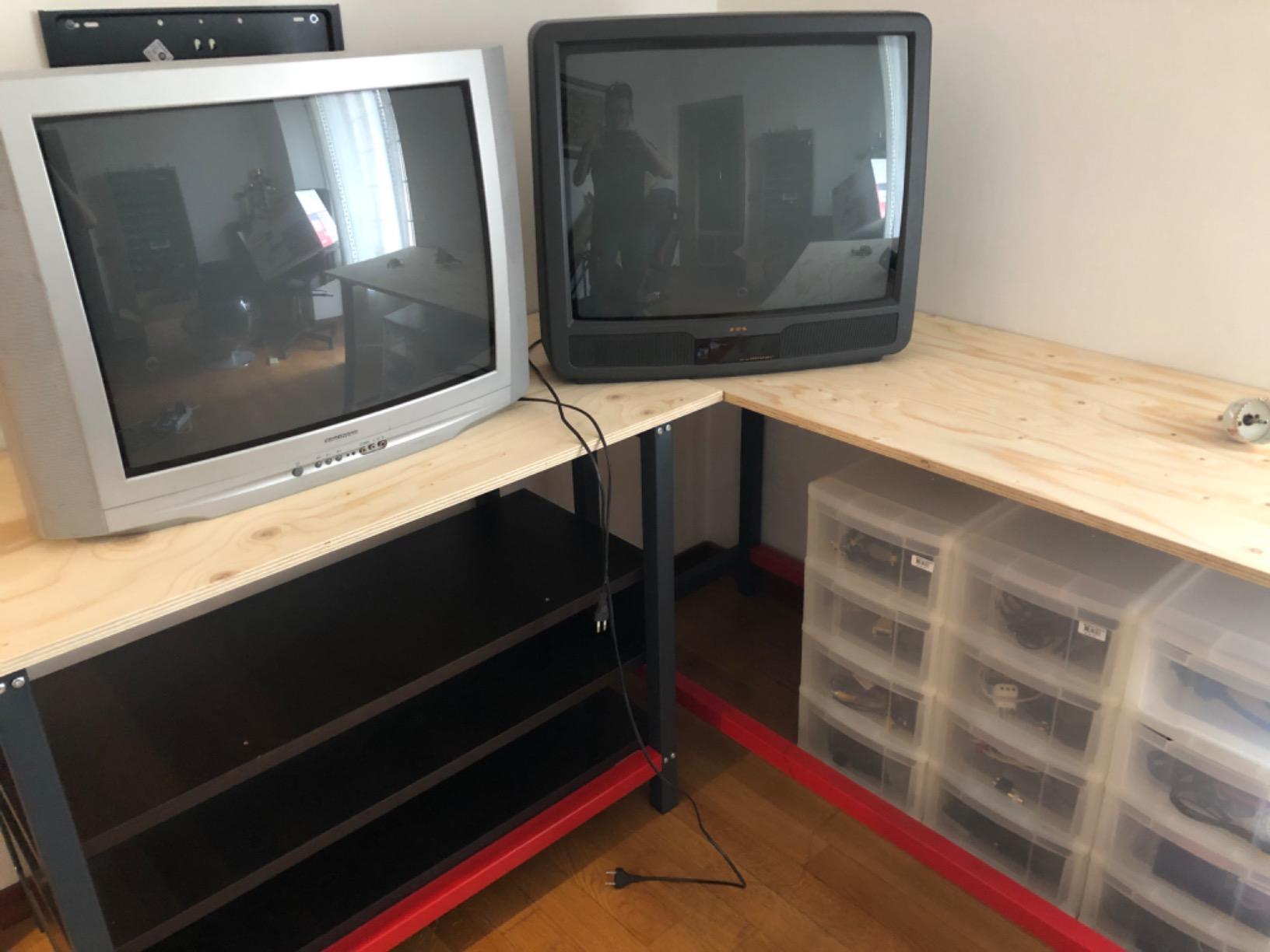 Wiltec Telaio banco lavoro acciaio 125x57x81 cm antracite