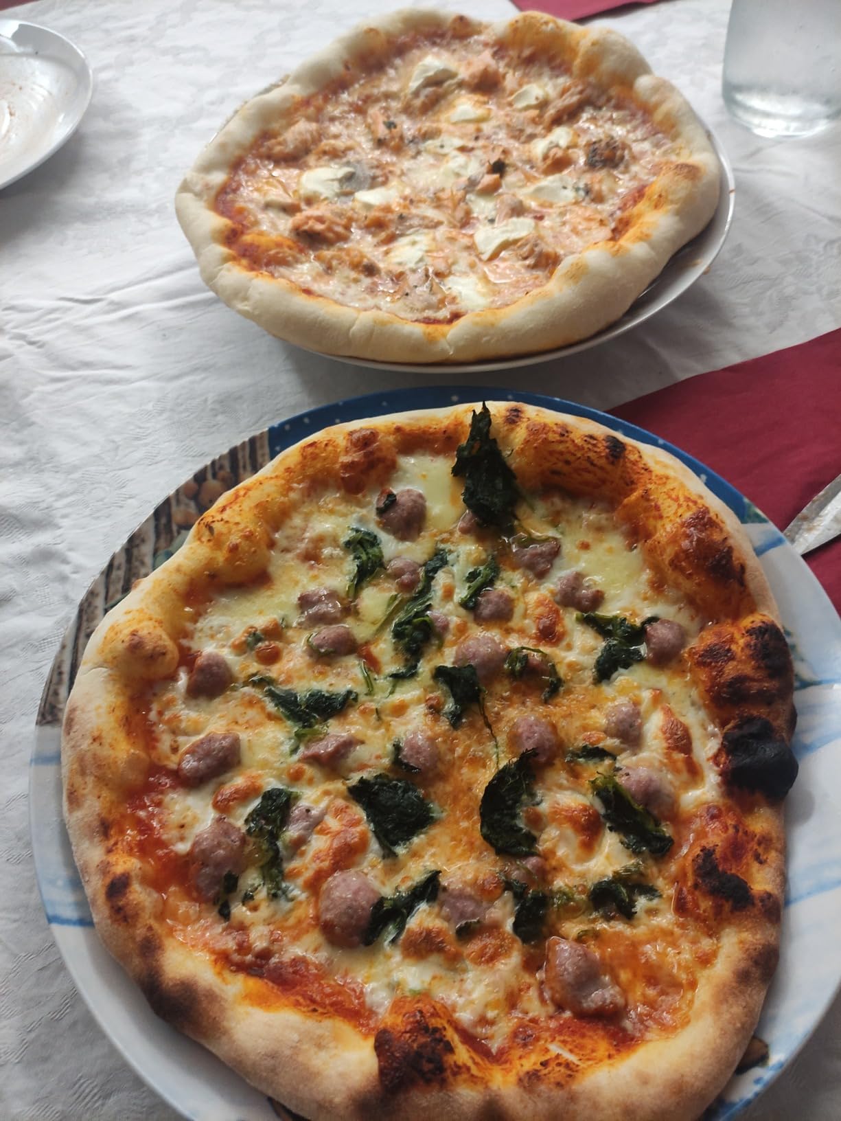 Wiltec Forno pizza elettrico 2 livelli 3000W 350°C