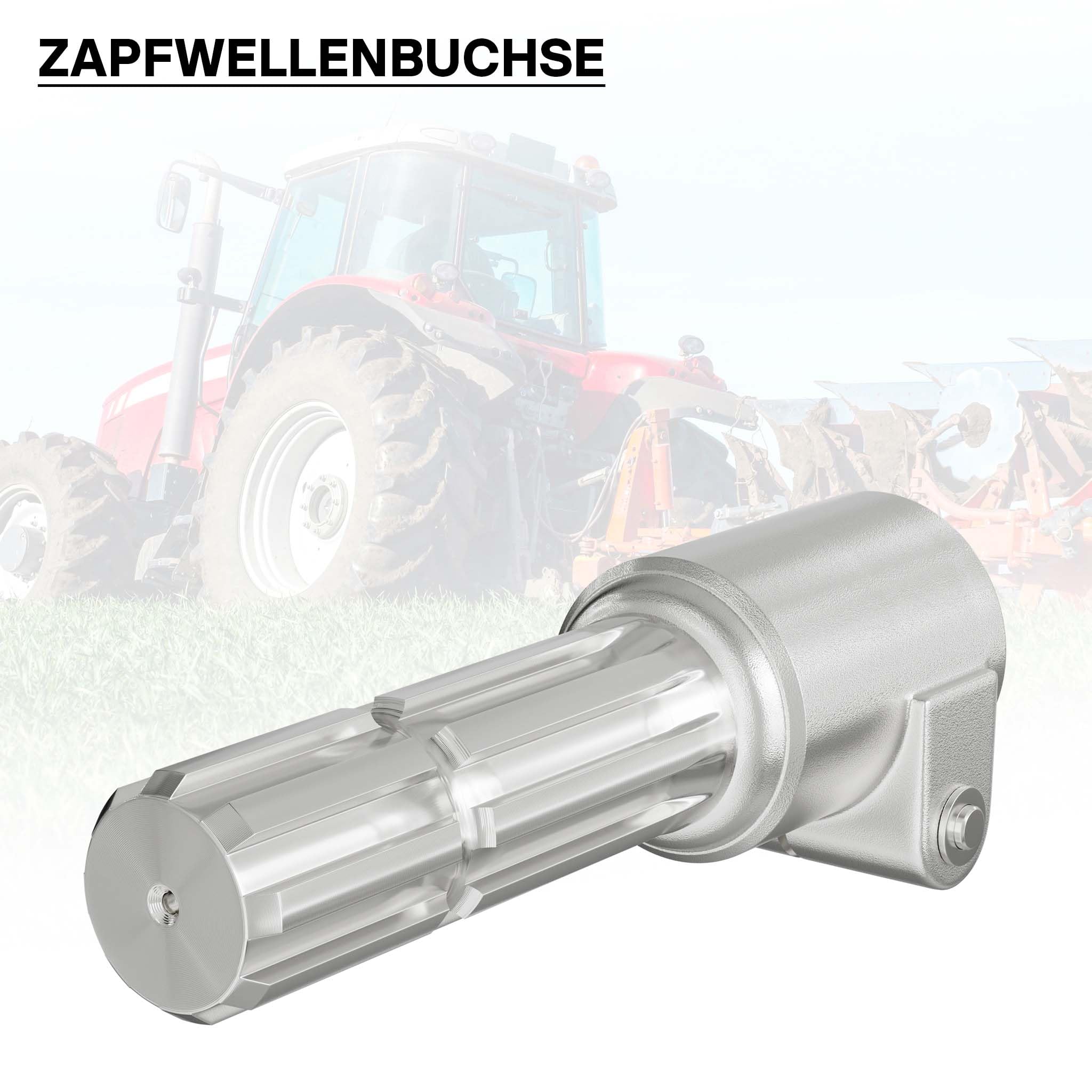 Wiltec boccola albero cardanico 160 mm 1 3/8" Z6 adattatore