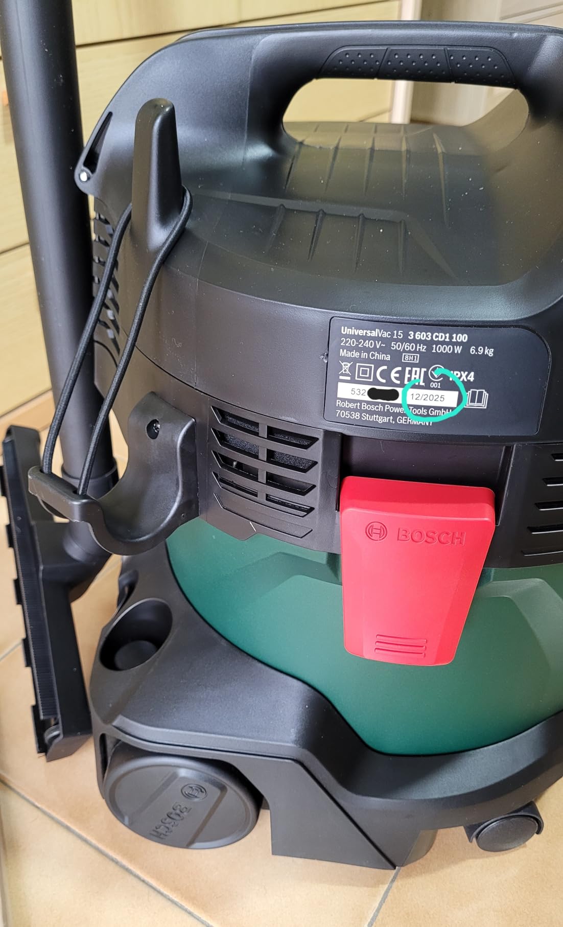 Bosch UniversalVac 15 Aspiratore 1000W 15 L
