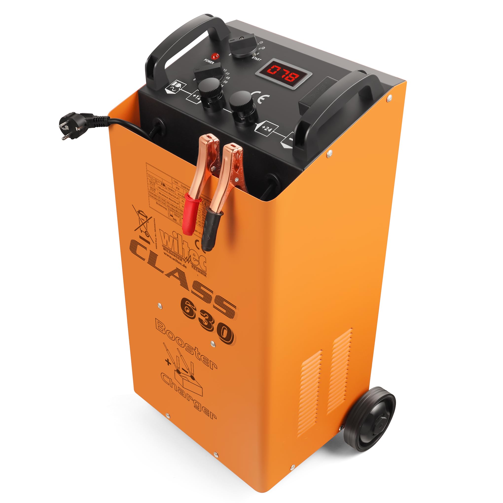 Wiltec WBL-GZL30 Caricabatterie 12V-24V 200Ah