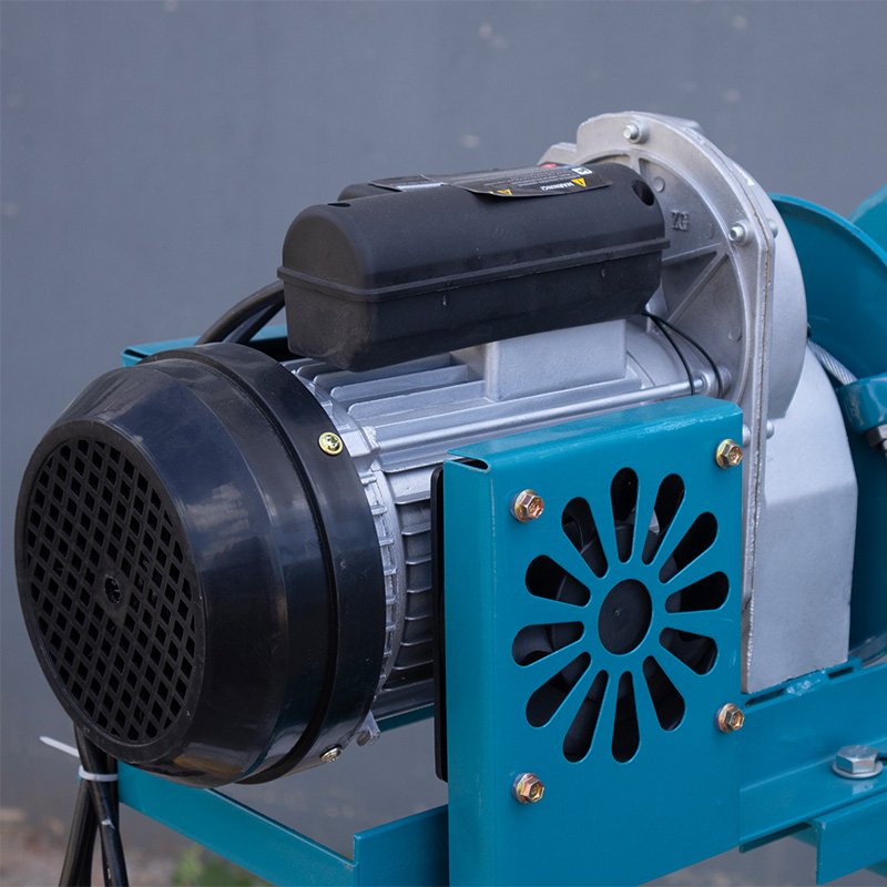 Bormann Paranco elettrico 500Kg 3kW fune 30m con base