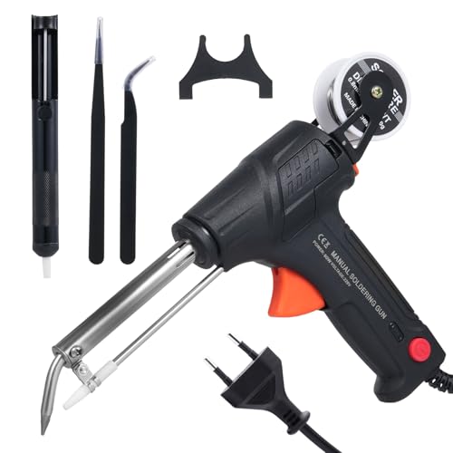 Weytoll Set saldatore elettrico 60 W con filo stagno una mano