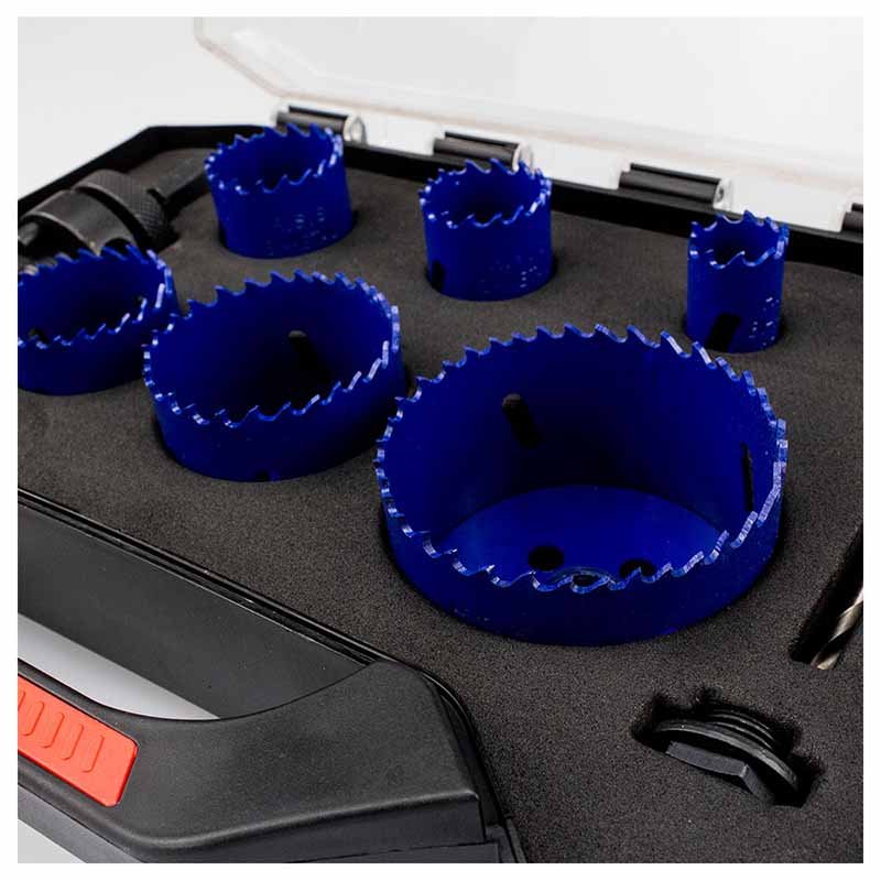 Bormann Pro Set Seghe a Tazza Bimetalliche 6 pezzi con valigetta