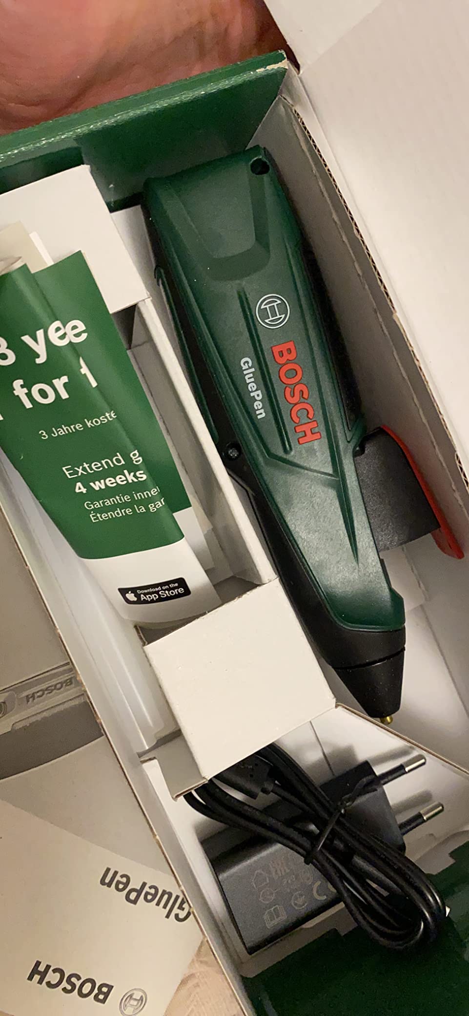 Bosch GluePen 06032A2000 Pistola Colla 3.6V +4 Stick Ultra