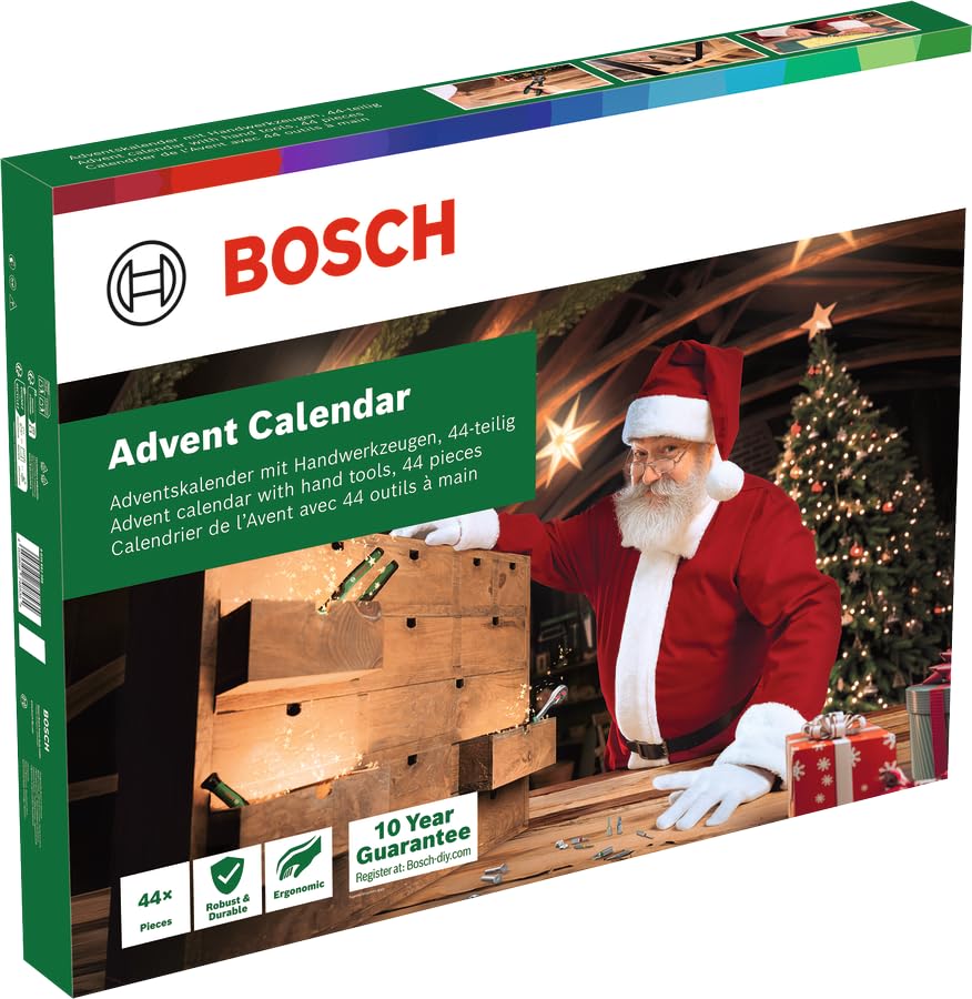 Bosch calendario avvento 2026 set attrezzi 44 pezzi