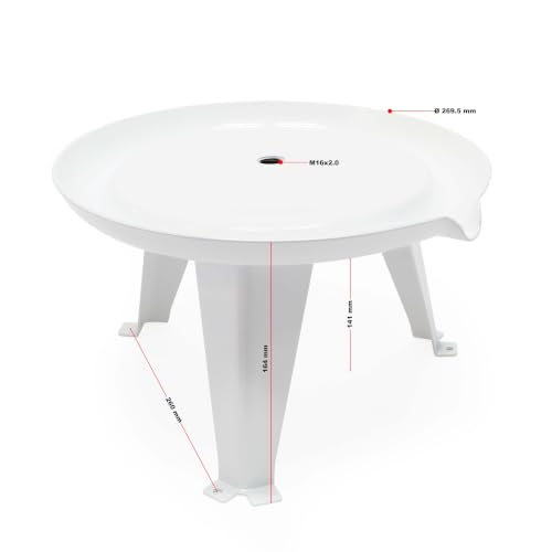 Wiltec base treppiede torchio frutta 6 l acciaio
