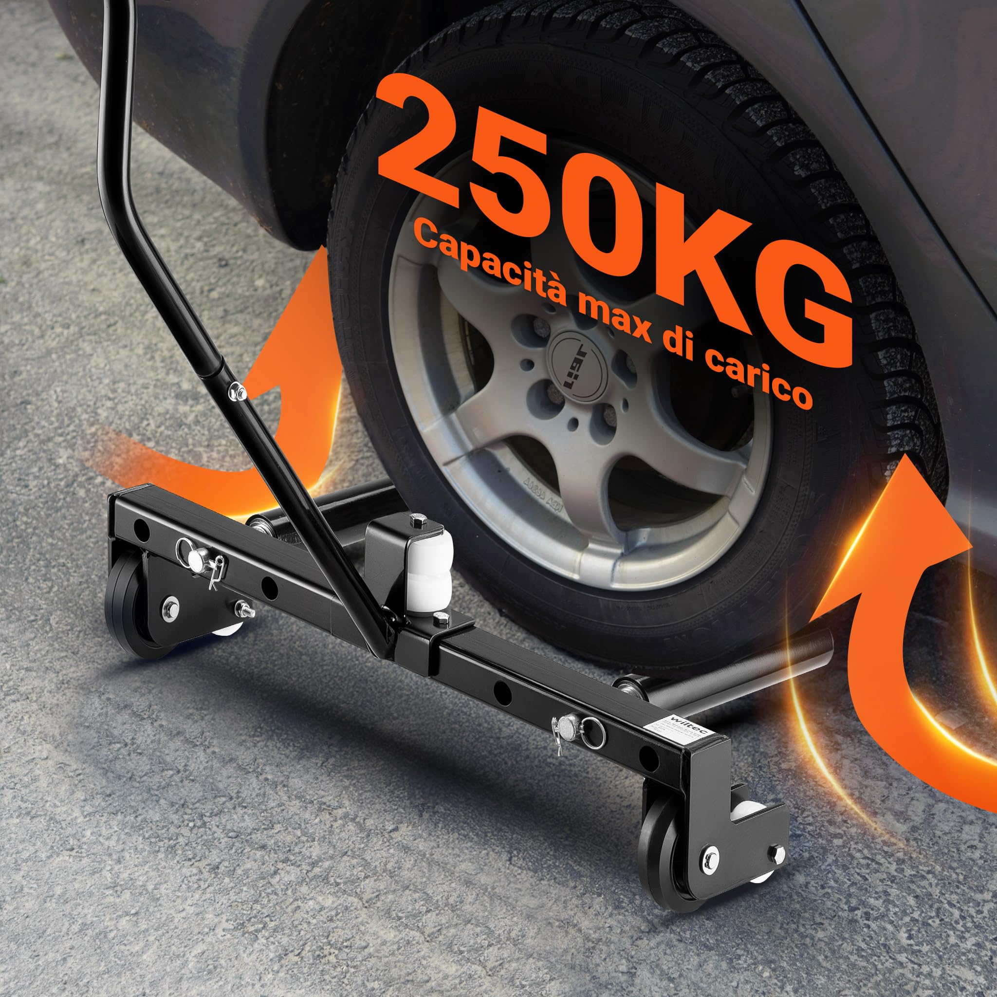 XPOtool Carrello Smontagomme Acciaio 250 kg 6,5-22,5"
