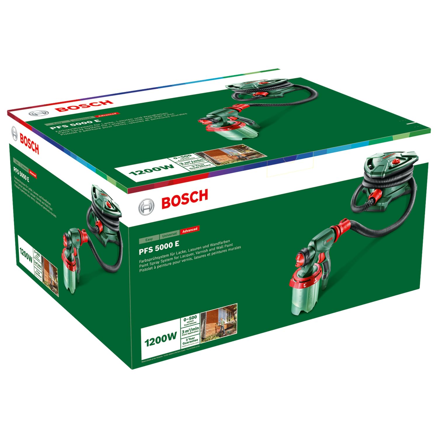 Bosch PFS 5000 E pistola verniciatura a spruzzo 1200 W