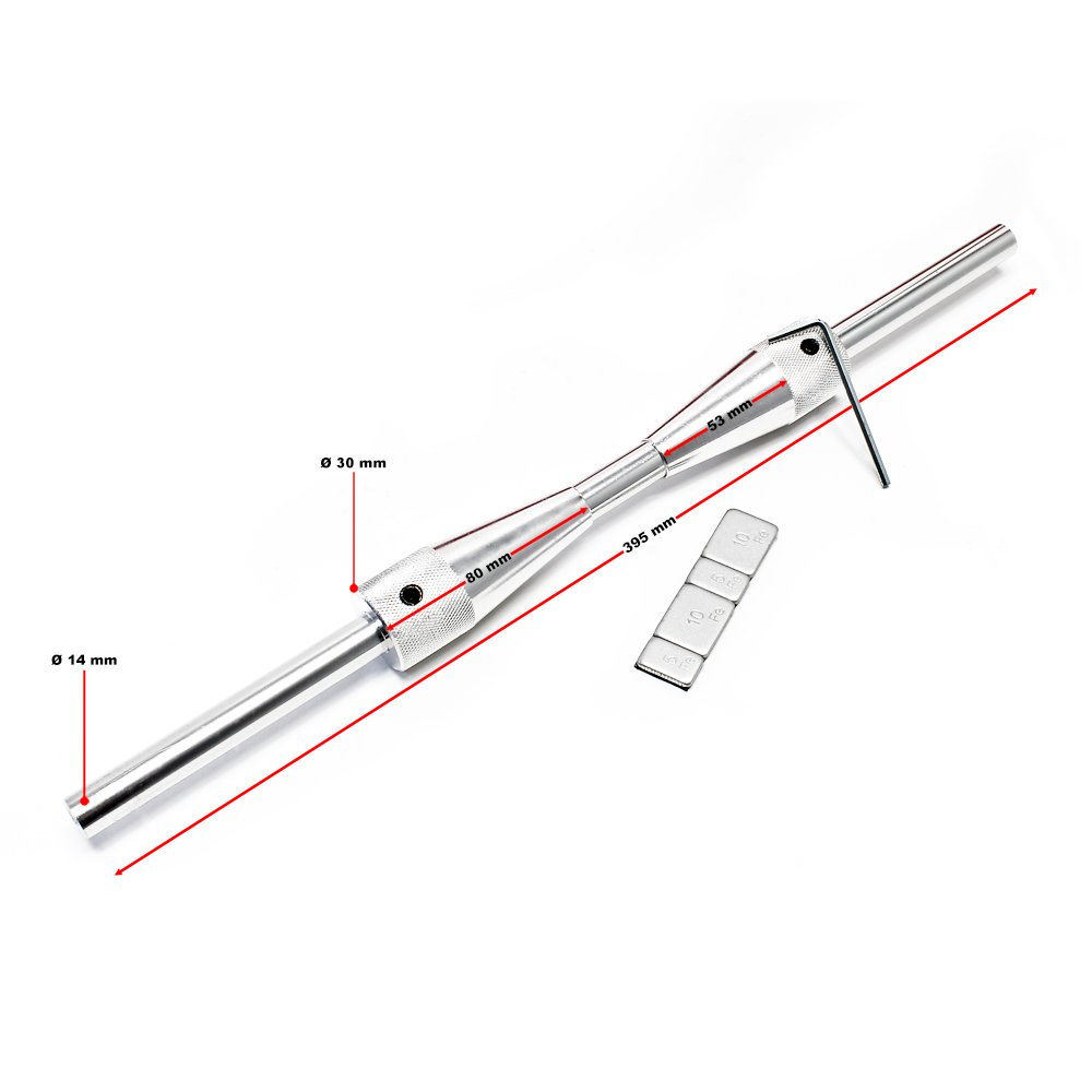 Wiltec cavalletto equilibratrice ruote moto acciaio bilanciatore