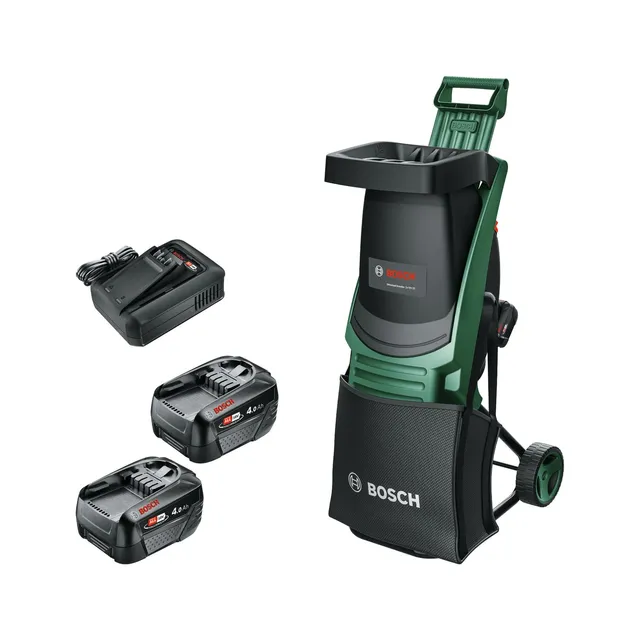 Bosch UniversalShredder 2x18V-25 Biotrituratore 25mm 2x4Ah