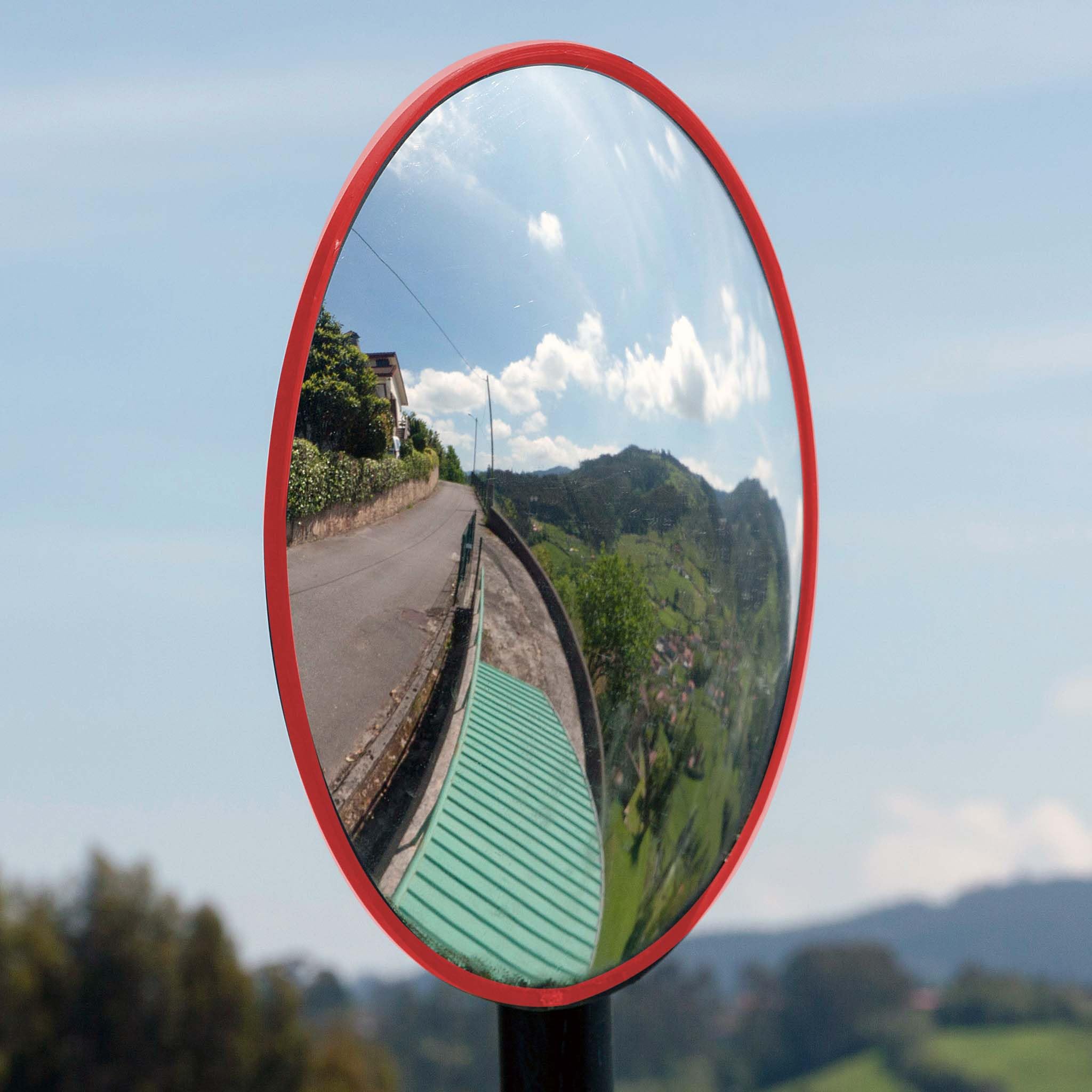 Wiltec Specchio Traffico Convesso 60 cm con Supporto