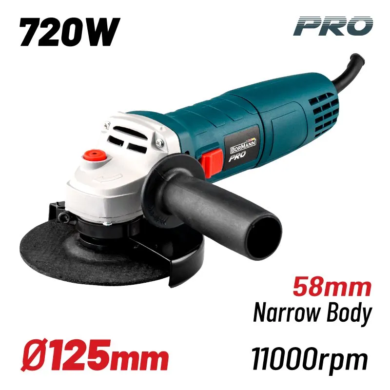 Bormann Pro smerigliatrice angolare 720W 125mm