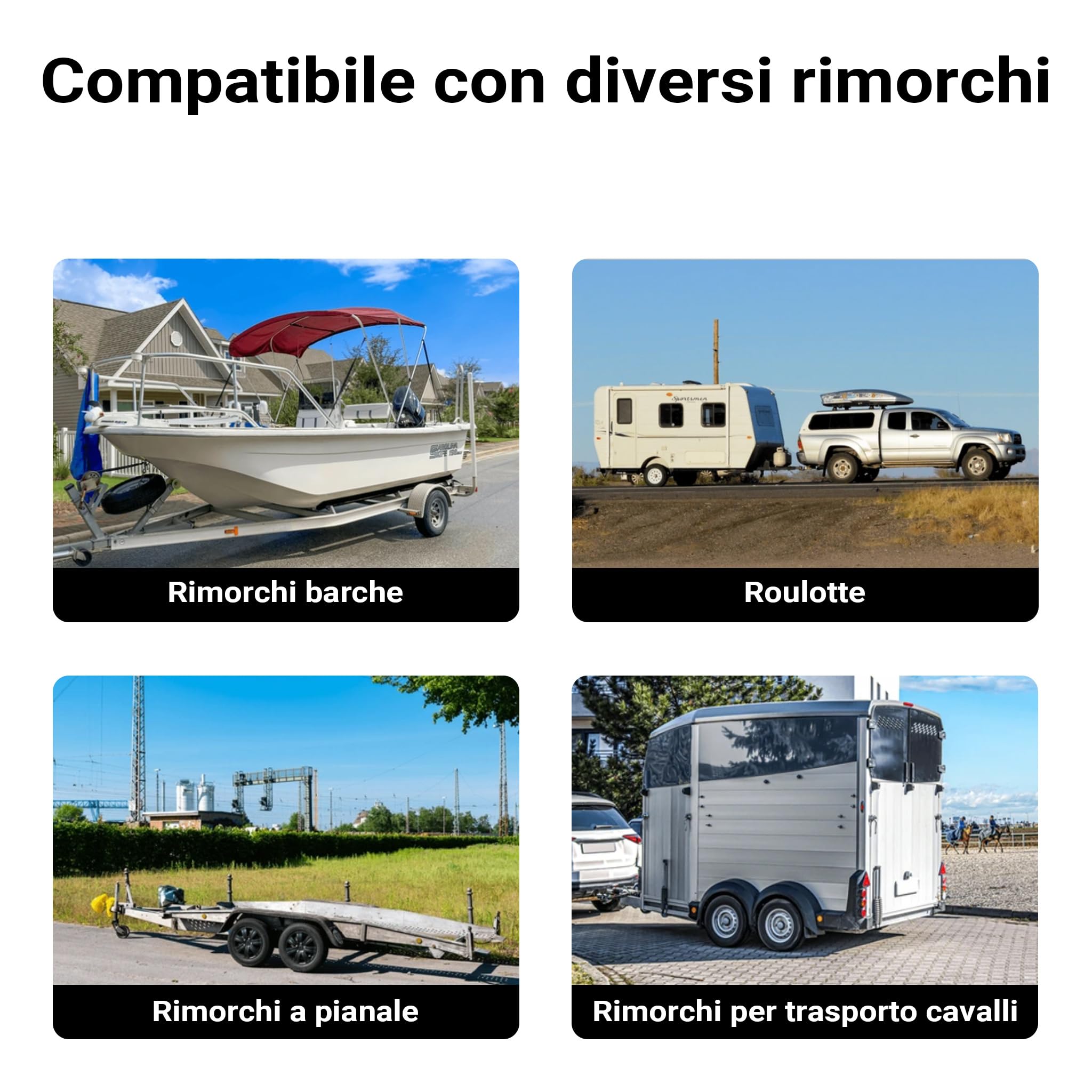 Wiltec Servotimone Ruota Doppia 680kg 27cm