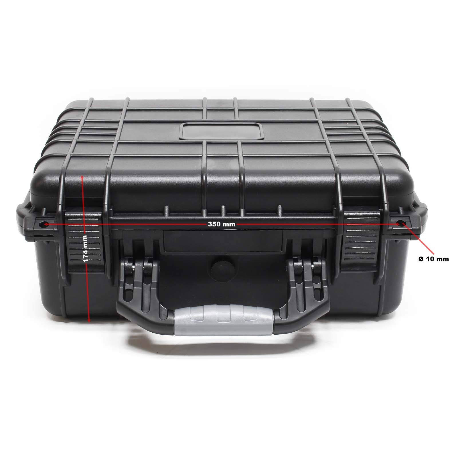 Wiltec Valigetta rigida 41x33x17 cm IP67 con spugna