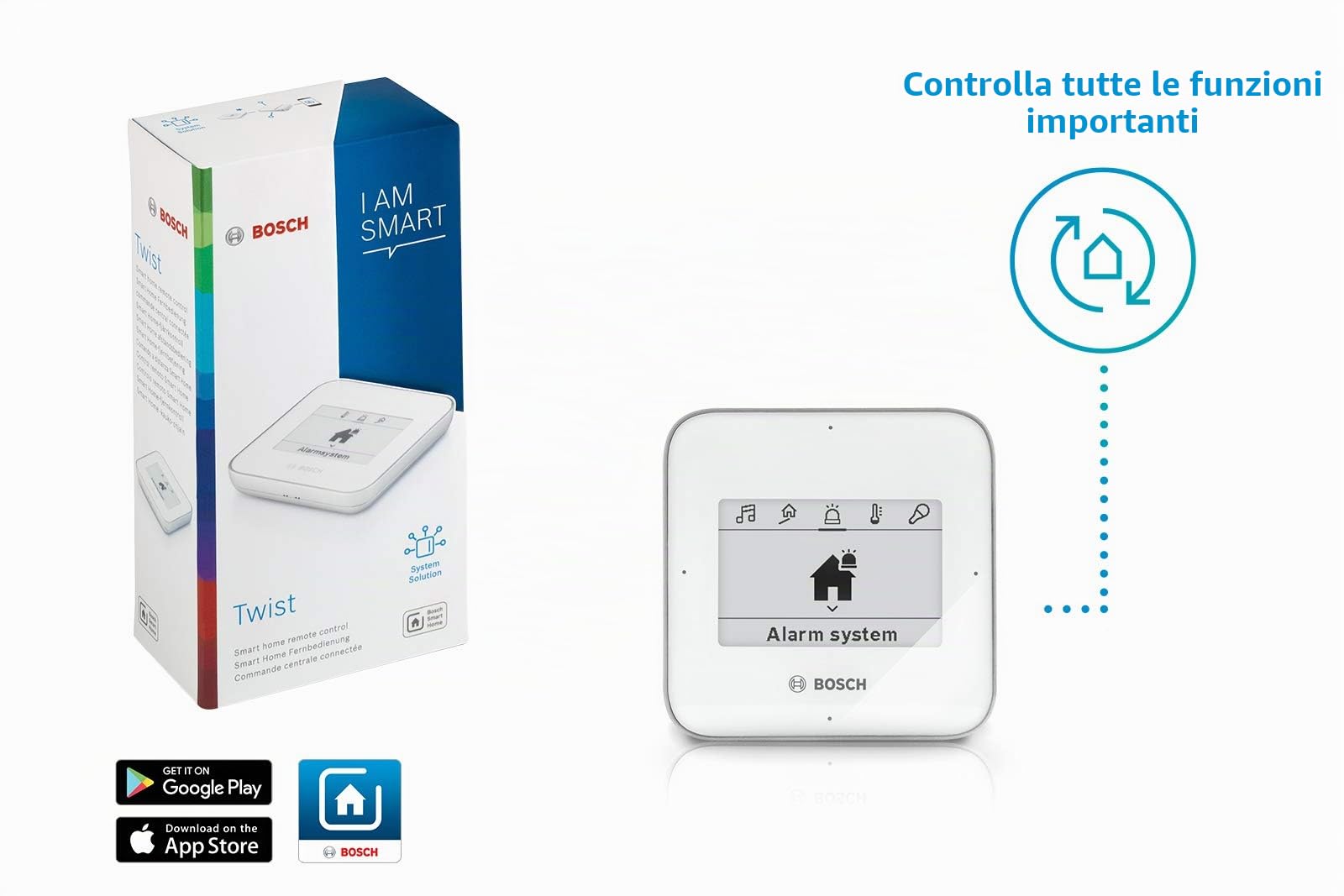 Bosch Smart Home Twist telecomando smart 32 funzioni