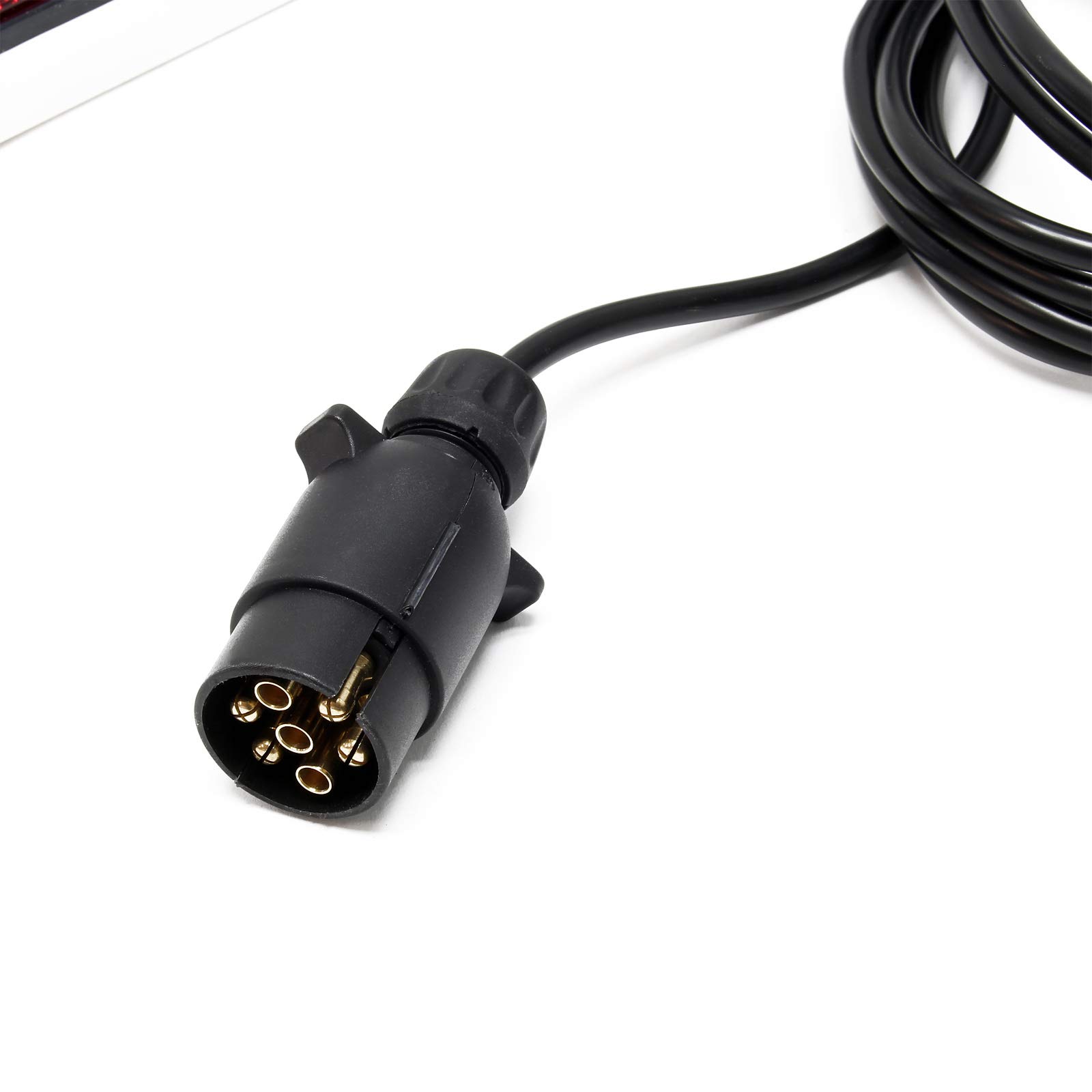 Wiltec Barra LED Rimorchio 7 Poli 1,37 m con Fendinebbia