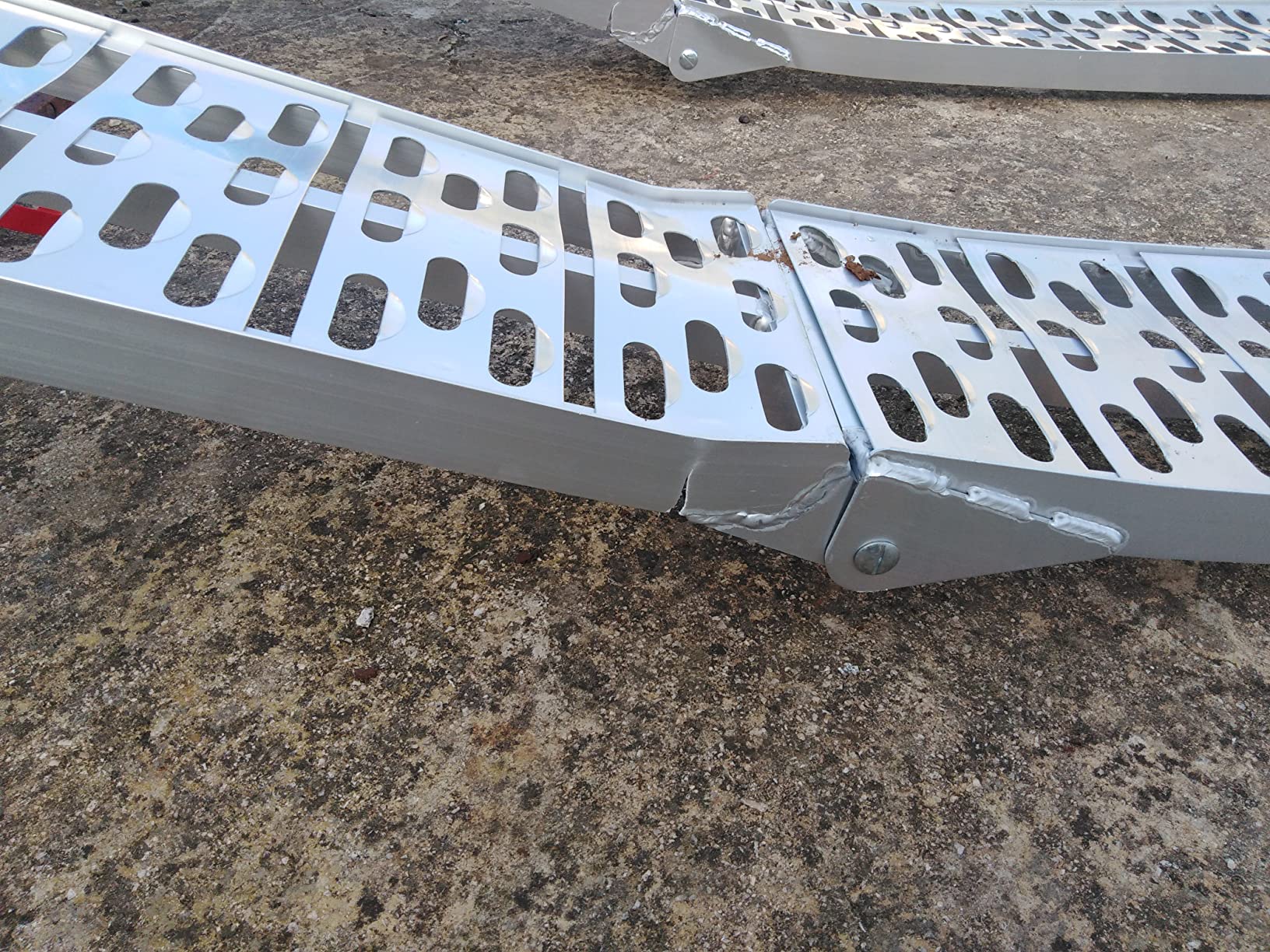 Wiltec Rampe di Carico Pieghevoli 223 cm 680 kg Alluminio 2 Pezzi