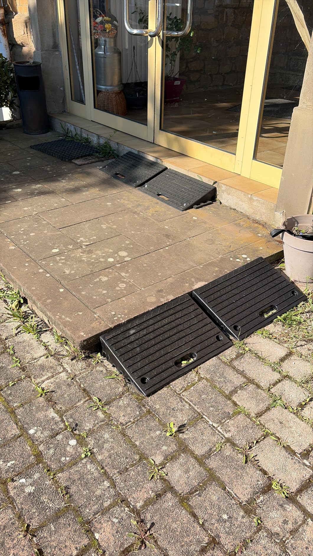 Wiltec Rampa gomma soglia 900x250x45mm 50t antiscivolo