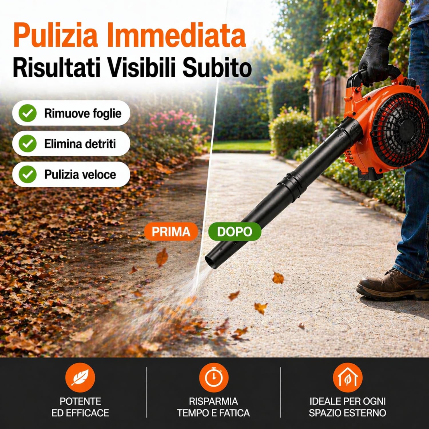 De Rosa Shop 25CC soffiatore a scoppio 1500W
