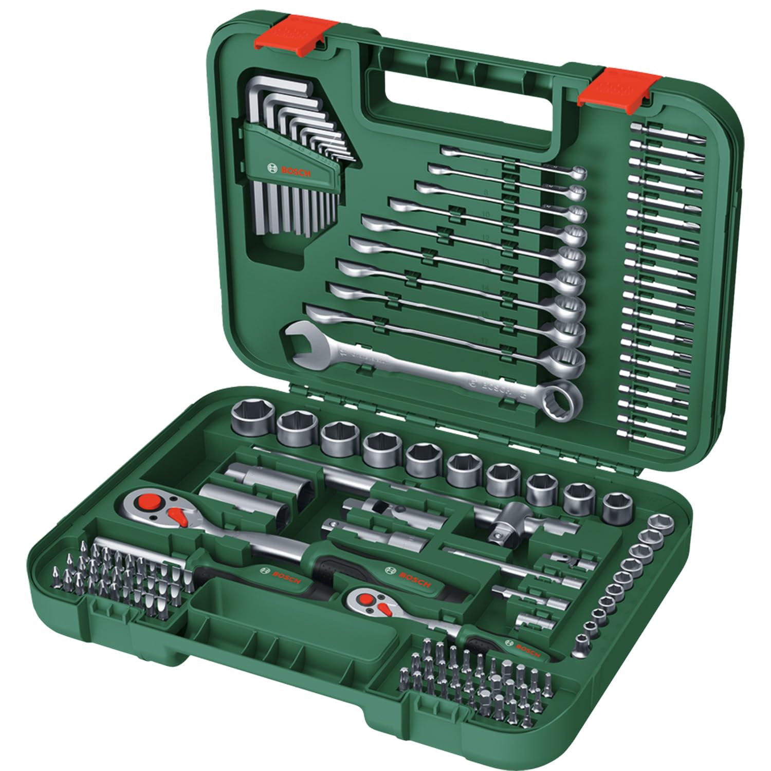 Bosch Advanced set utensili manuali 132 pezzi valigetta